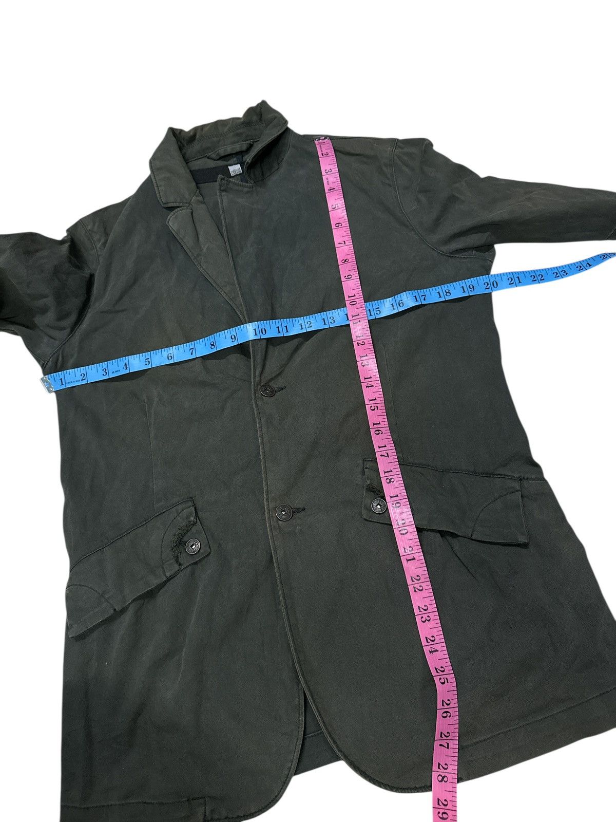 Marithe + Francois Girbaud Martiche Francois Girbaud Faded Blazer. Size US M / EU 48-50 / 2 - 3 Thumbnail