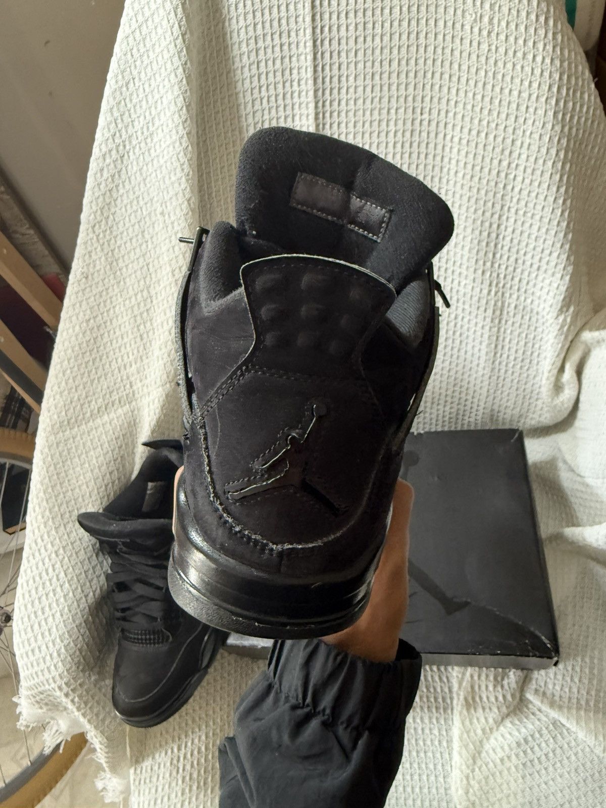 Jordan Brand Jordan 4 Retro Black cats 2020 Size US 9 / EU 42 - 10 Thumbnail