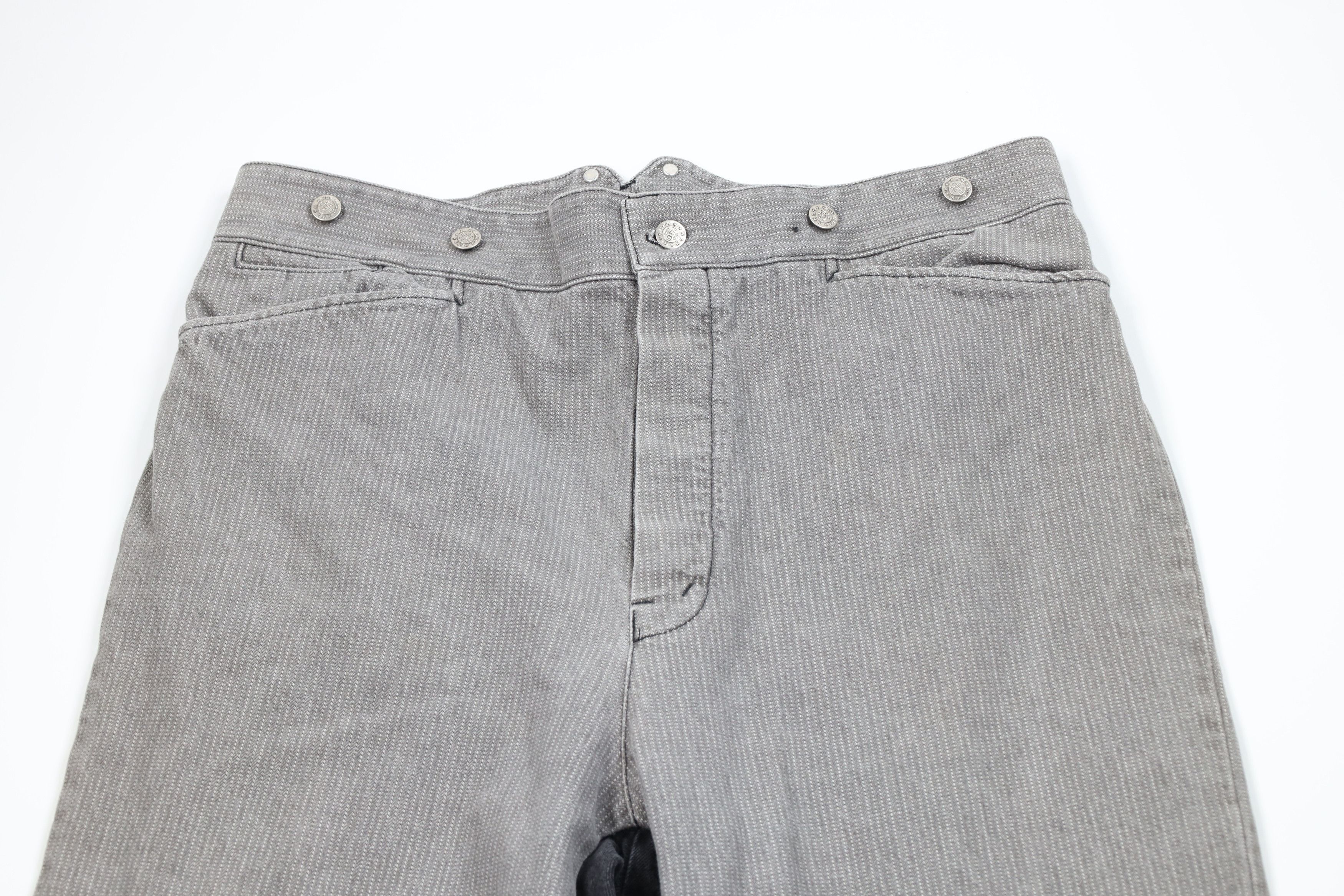Vintage Vintage 90s Button Fly Buckle Back Wide Leg Jeans USA Size US 40 / EU 56 - 2 Thumbnail