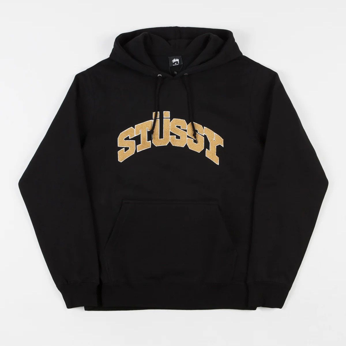 Hoodie Stussy Brodé Spellout Noir - S
