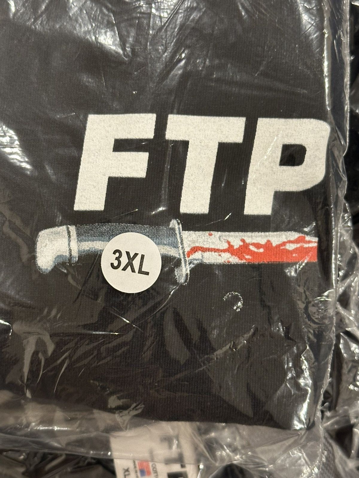 Fuck The Population Ghost Face FTP Logo tee 3XL Size US XXL / EU 58 / 5 - 6 Thumbnail