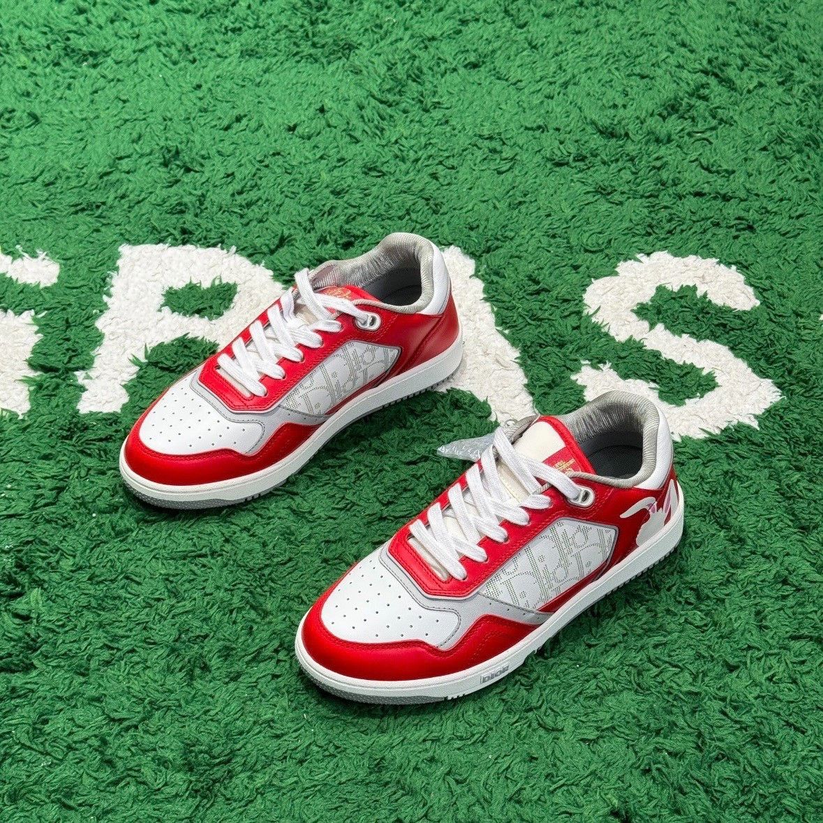Dior Dior Limited Red Lowtop Sneakers us_9 Women Size US 9 / IT 39 - 1 Thumbnail