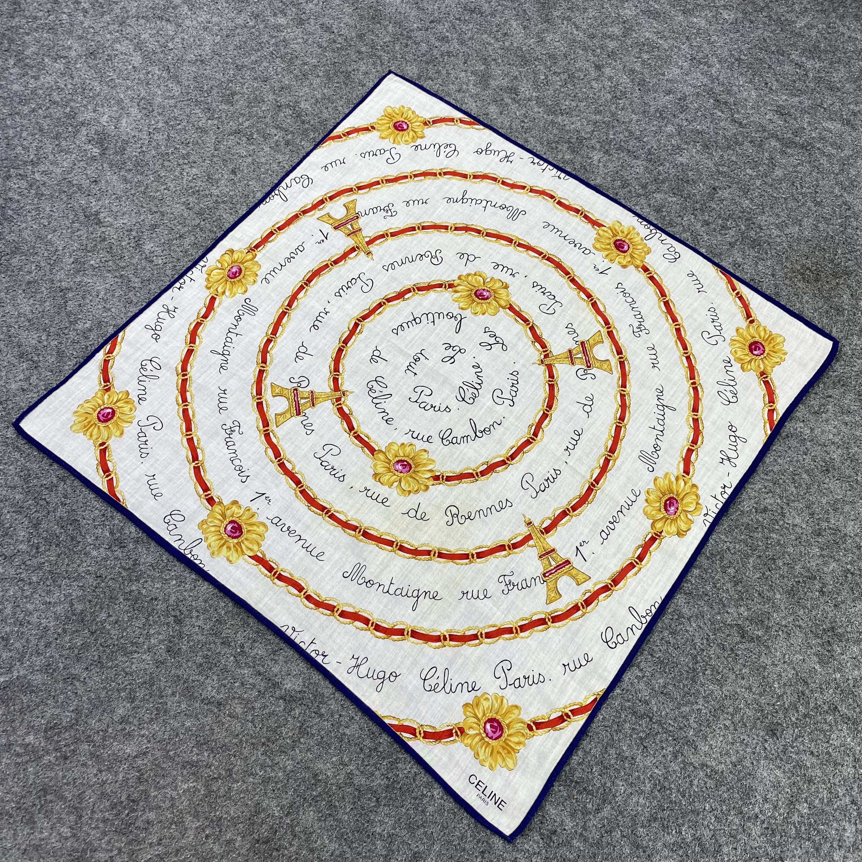 Celine Celine Handkerchief / Bandana / Neckerchief-B1523 Size ONE SIZE - 4 Thumbnail