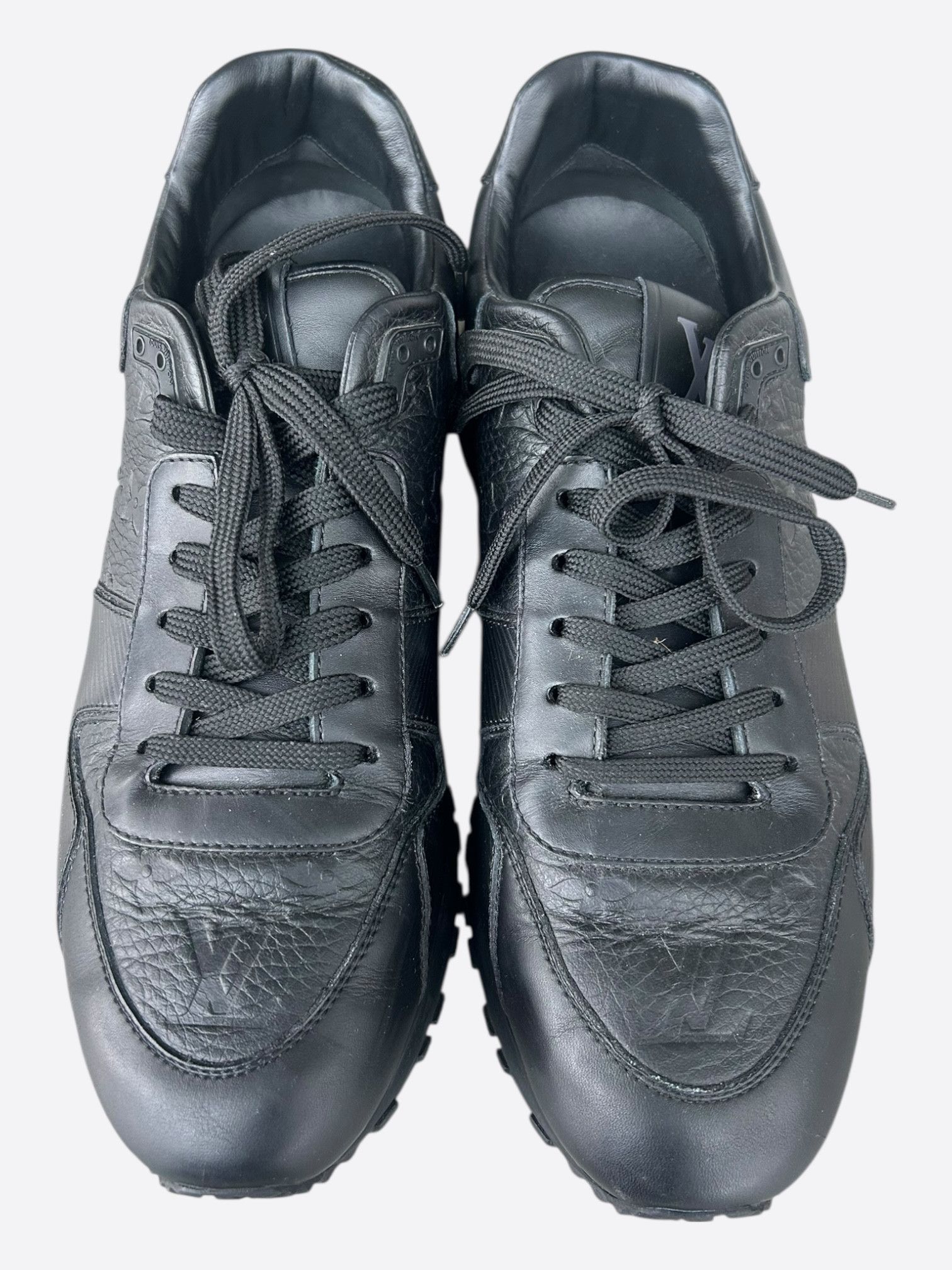 Louis Vuitton Louis Vuitton Black Monogram Taurillon Run Away Sneakers Size US 9 / EU 42 - 2 Thumbnail