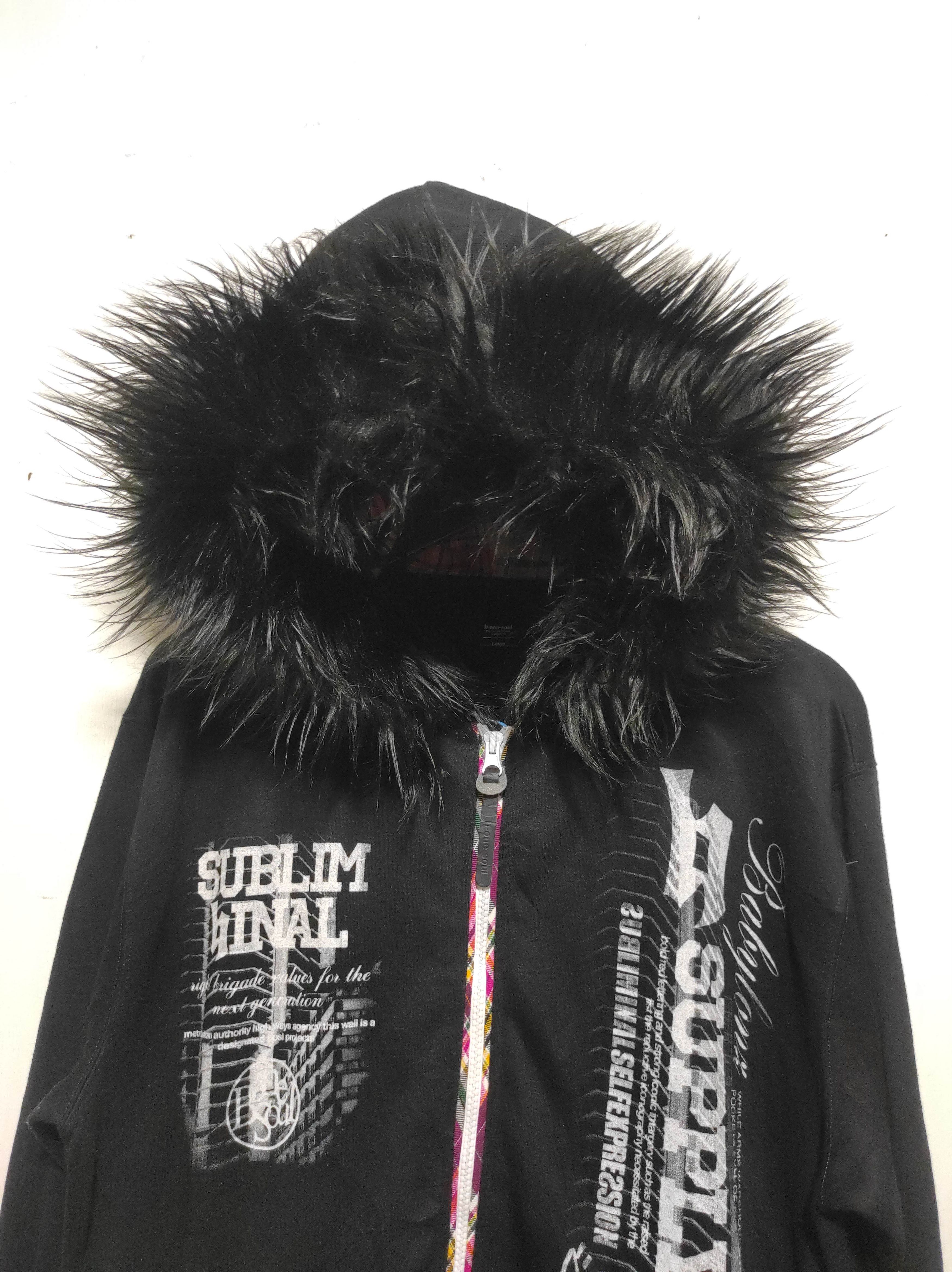 14th Addiction B-One Soul Poem Zip Fur Hoodie if6was9 LGB style Size US L / EU 52-54 / 3 - 3 Thumbnail