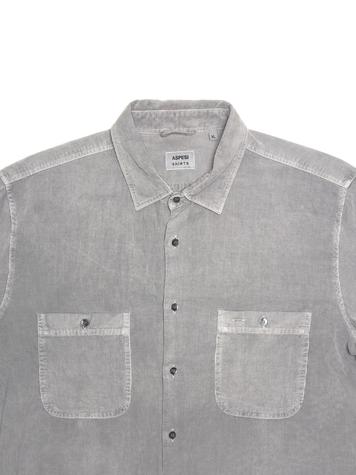 Aspesi Aspesi Model C Garment-Dyed Baby Cord Shirt Size US XL / EU 56 / 4 - 4 Thumbnail