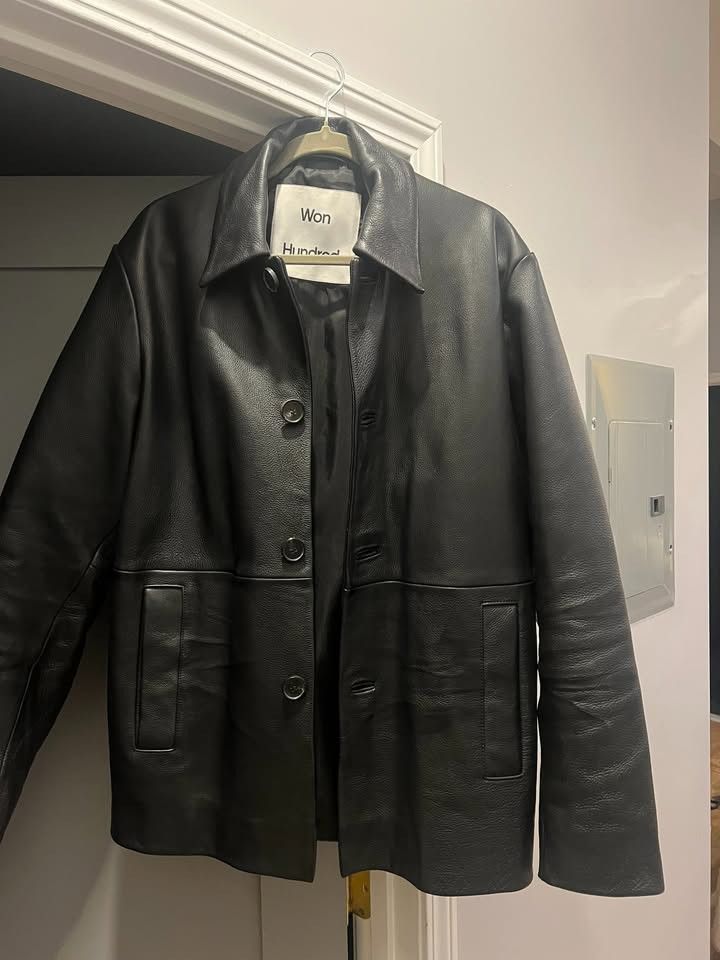 Won Hundred WON HUNDRED - Black Damian Leather Jacket Size US L / EU 52-54 / 3 - 2 Thumbnail