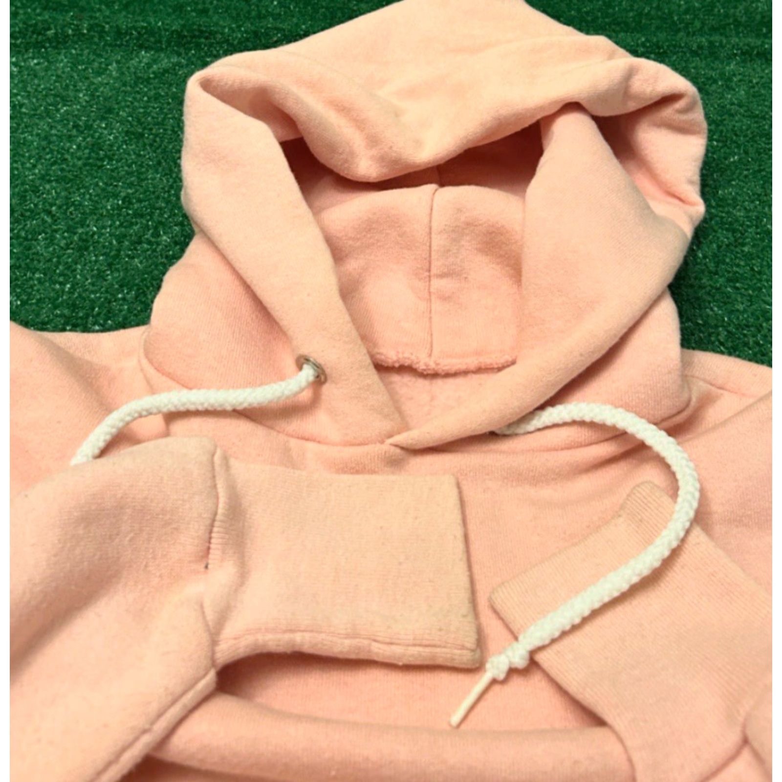 Pinko VINTAGE Light Pink Hoodie Jacket Mens Adult Large 80s 90s Pullover Hooded 1980s 1990s Vintage 90s Sports USA Shirt (if 90s, USA, Vintage) Size US L / EU 52-54 / 3 - 2 Thumbnail