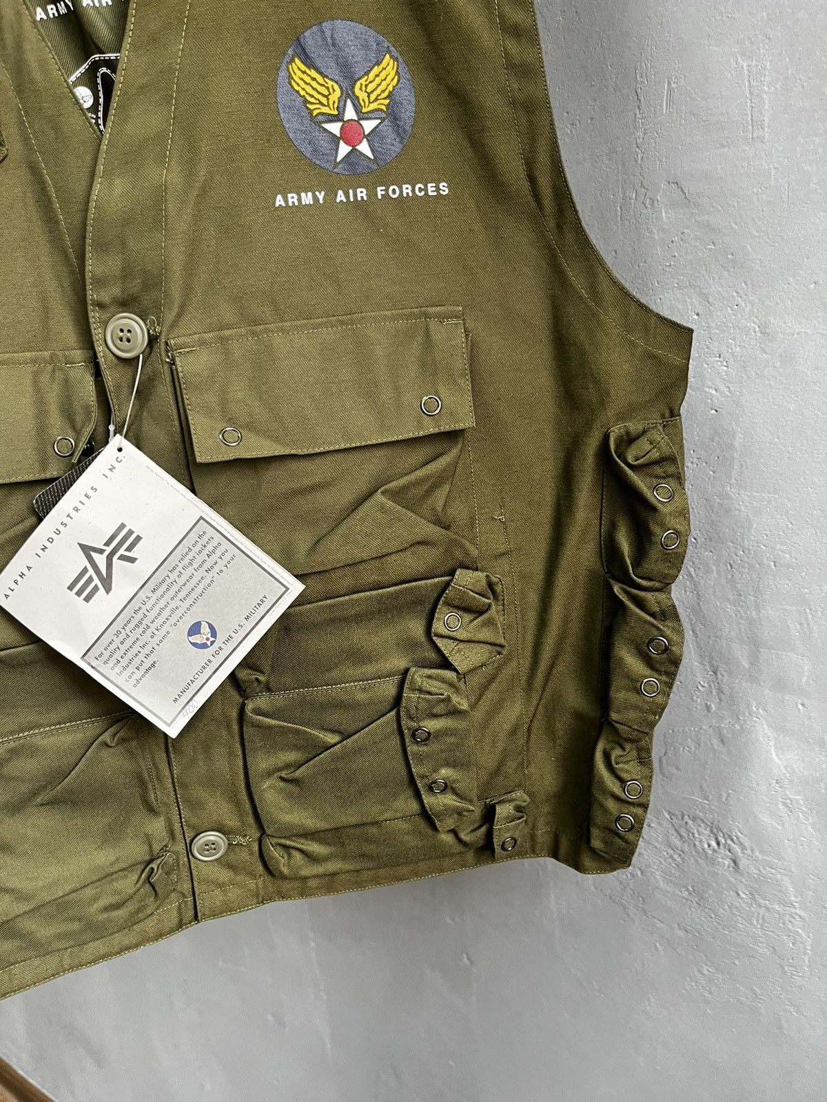 Alpha Industries × Japanese Brand Alpha Industries US Army Air Forces vest Size US XXL / EU 58 / 5 - 3 Thumbnail