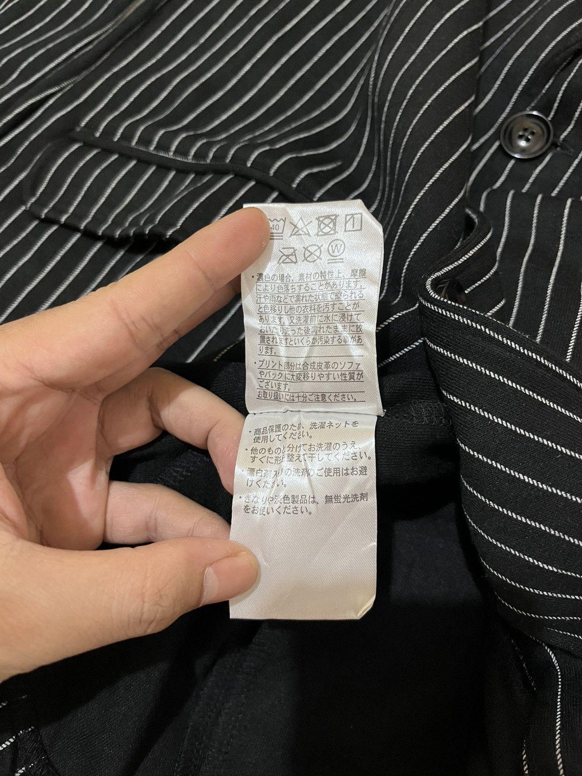 Japanese Brand 🔥 Kubik Double Breasted Hickory Blazer Size 46R - 11 Thumbnail