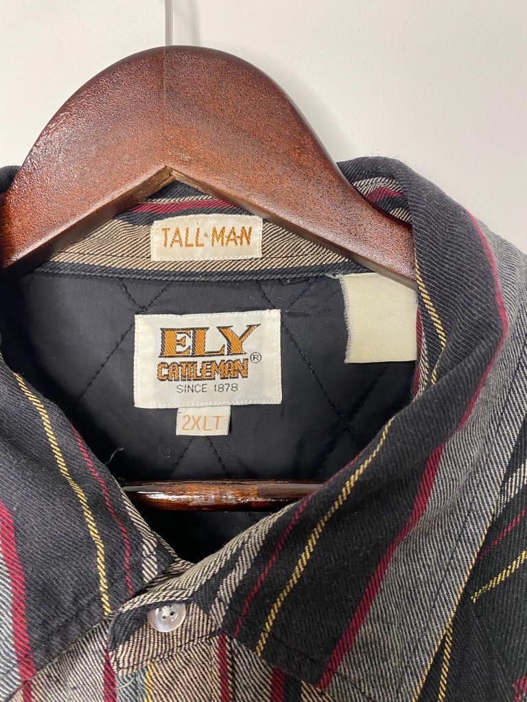 Designer Vintage 90s Ely Cattleman Button Up Jacket Western 2XL Size US XXL / EU 58 / 5 - 3 Thumbnail