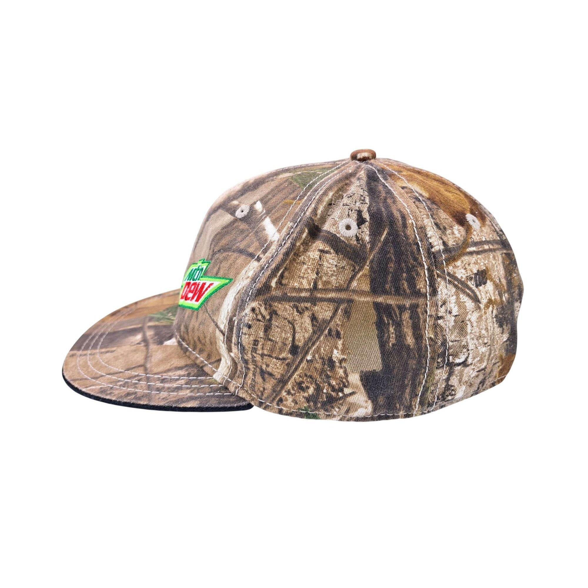Realtree Mountain Dew Realtree Camo Camouflage Hat Embroidered Logo Size ONE SIZE - 5 Thumbnail