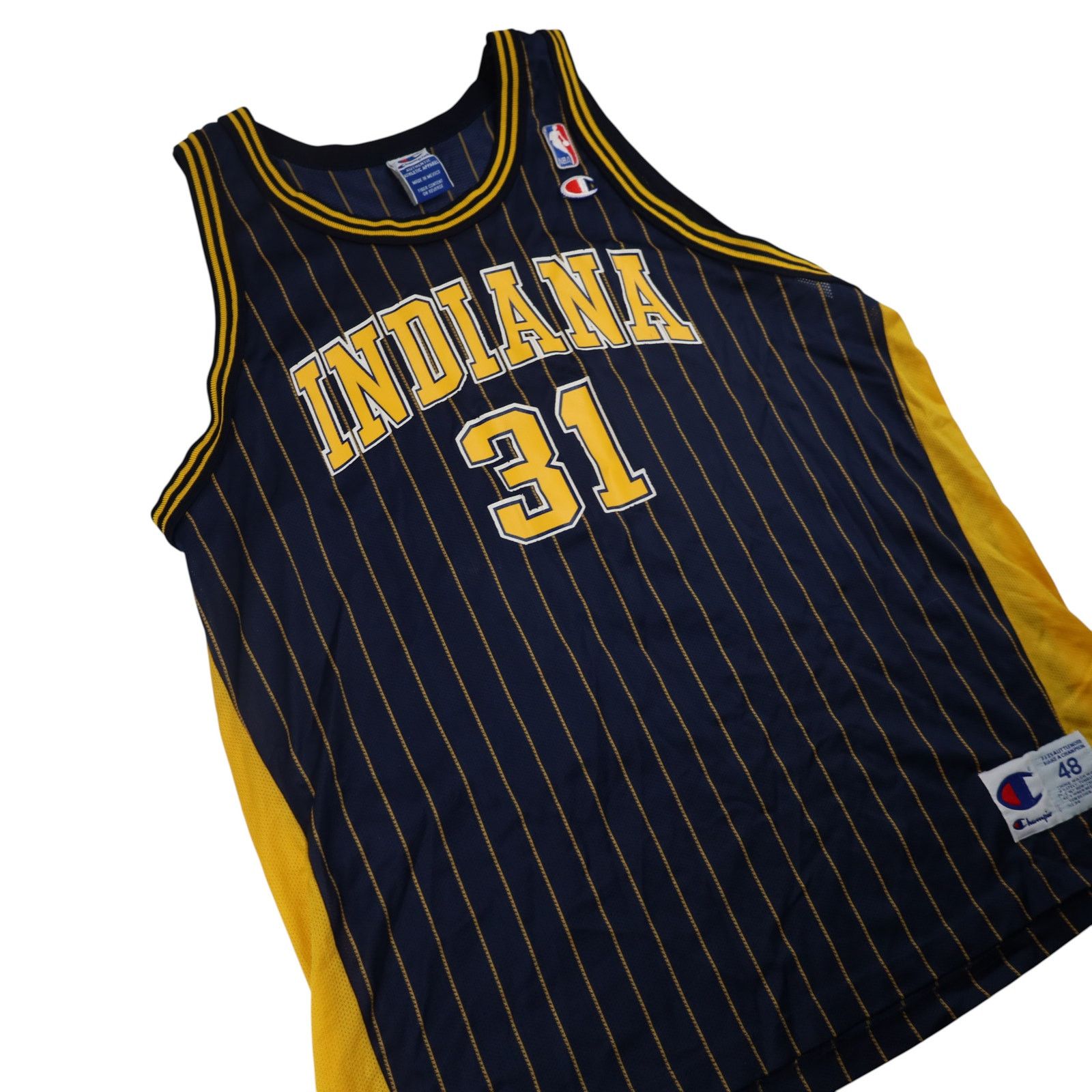 Champion × NBA × Vintage VTG 90s Champion Indiana Pacers Reggie Miller Jersey Size US XL / EU 56 / 4 - 3 Thumbnail