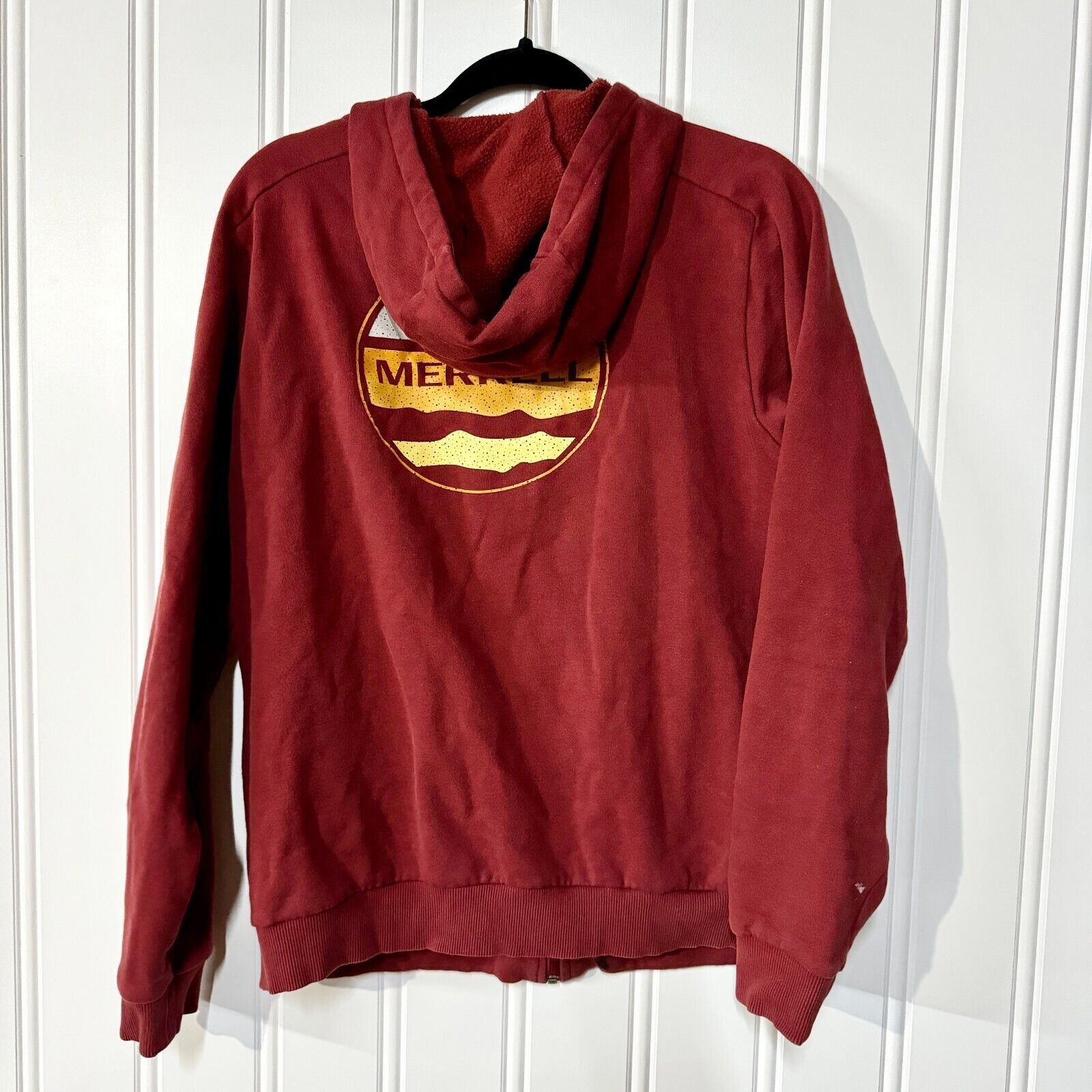 Merrell Merrell Sweater Size Medium Red Full Zip Hooded Graphic Size M / US 6-8 / IT 42-44 - 4 Thumbnail