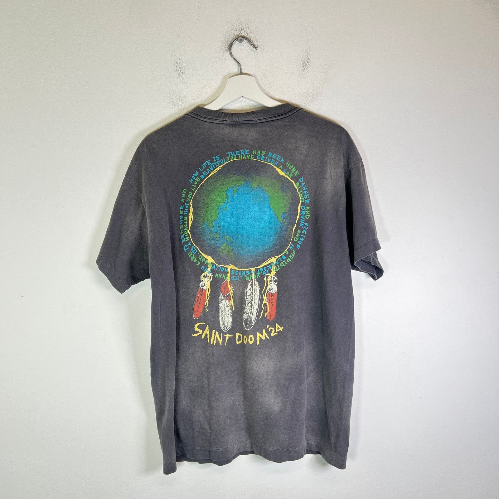 Saint Michael Saint Michael Holy Ghost T-Shirt Size US M / EU 48-50 / 2 - 2 Thumbnail
