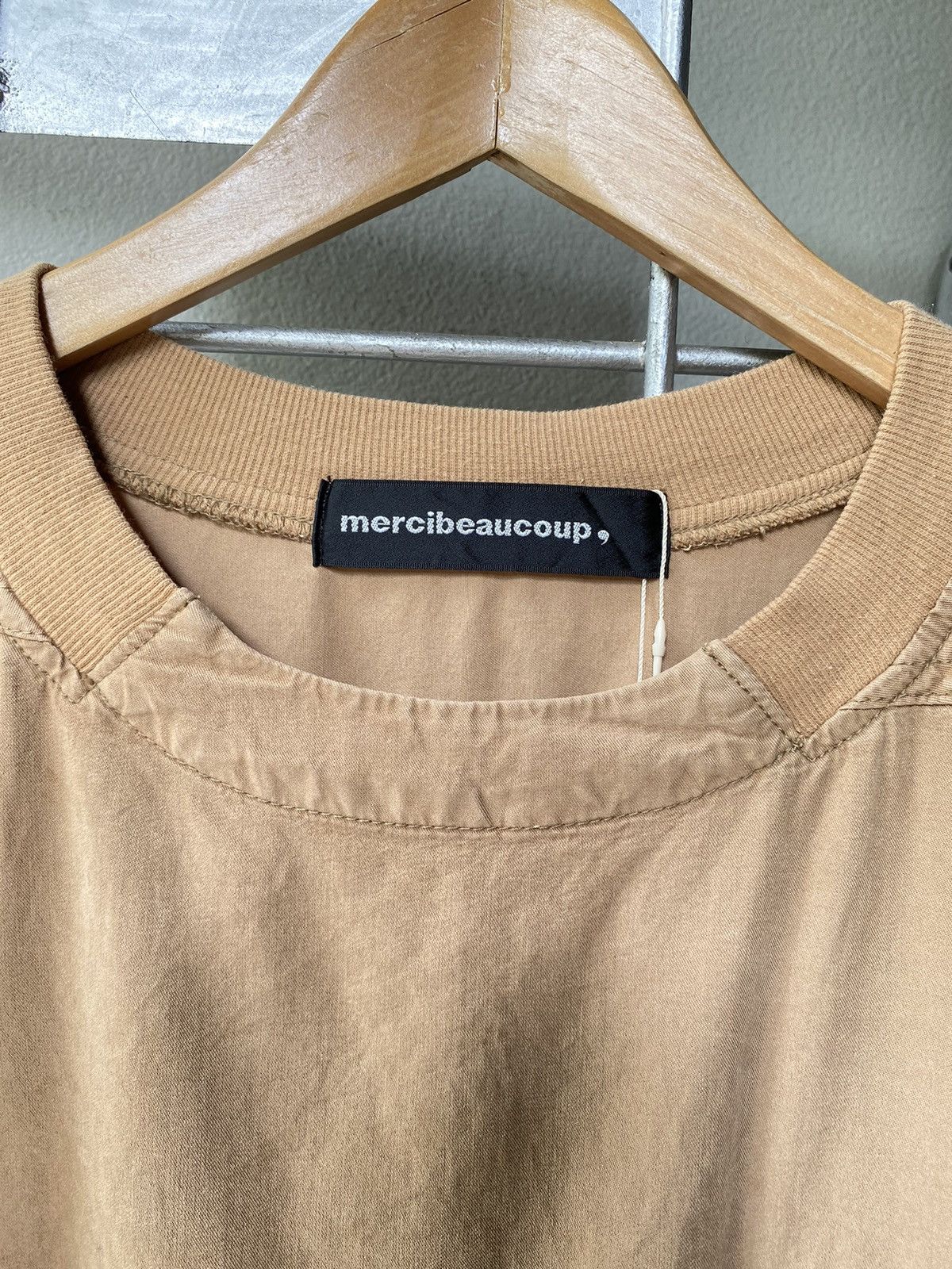 mercibeaucoup Mercibeaucoup Beige Oversized Tee Size US L / EU 52-54 / 3 - 3 Thumbnail