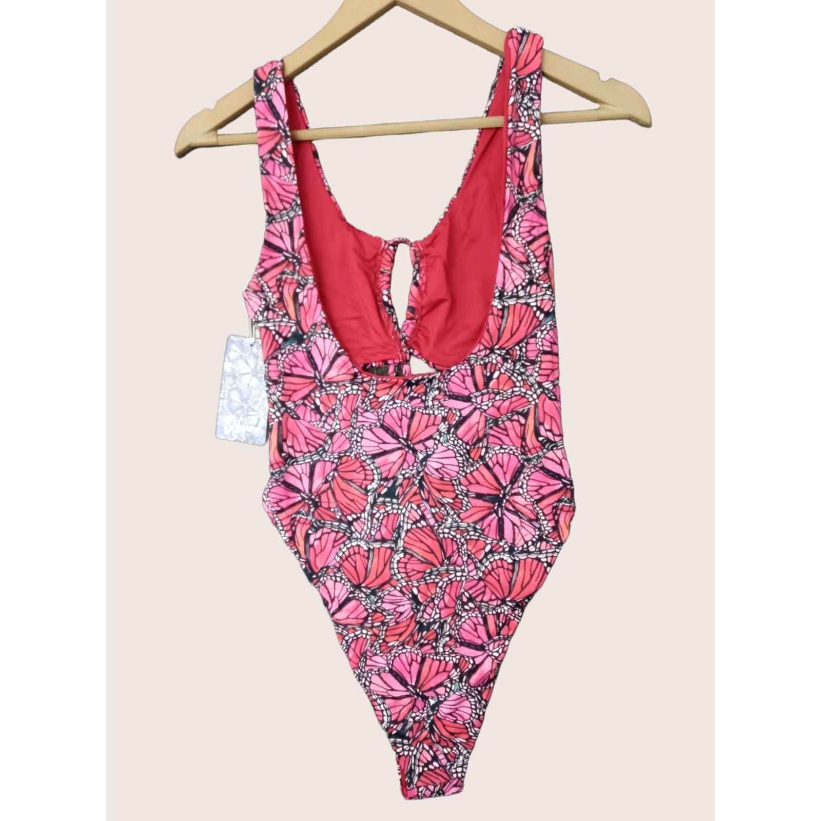 Triangl Toluca Papillon One Piece Swimsuit S Women Beach Solid Nylon Spandex Size ONE SIZE - 1 Thumbnail
