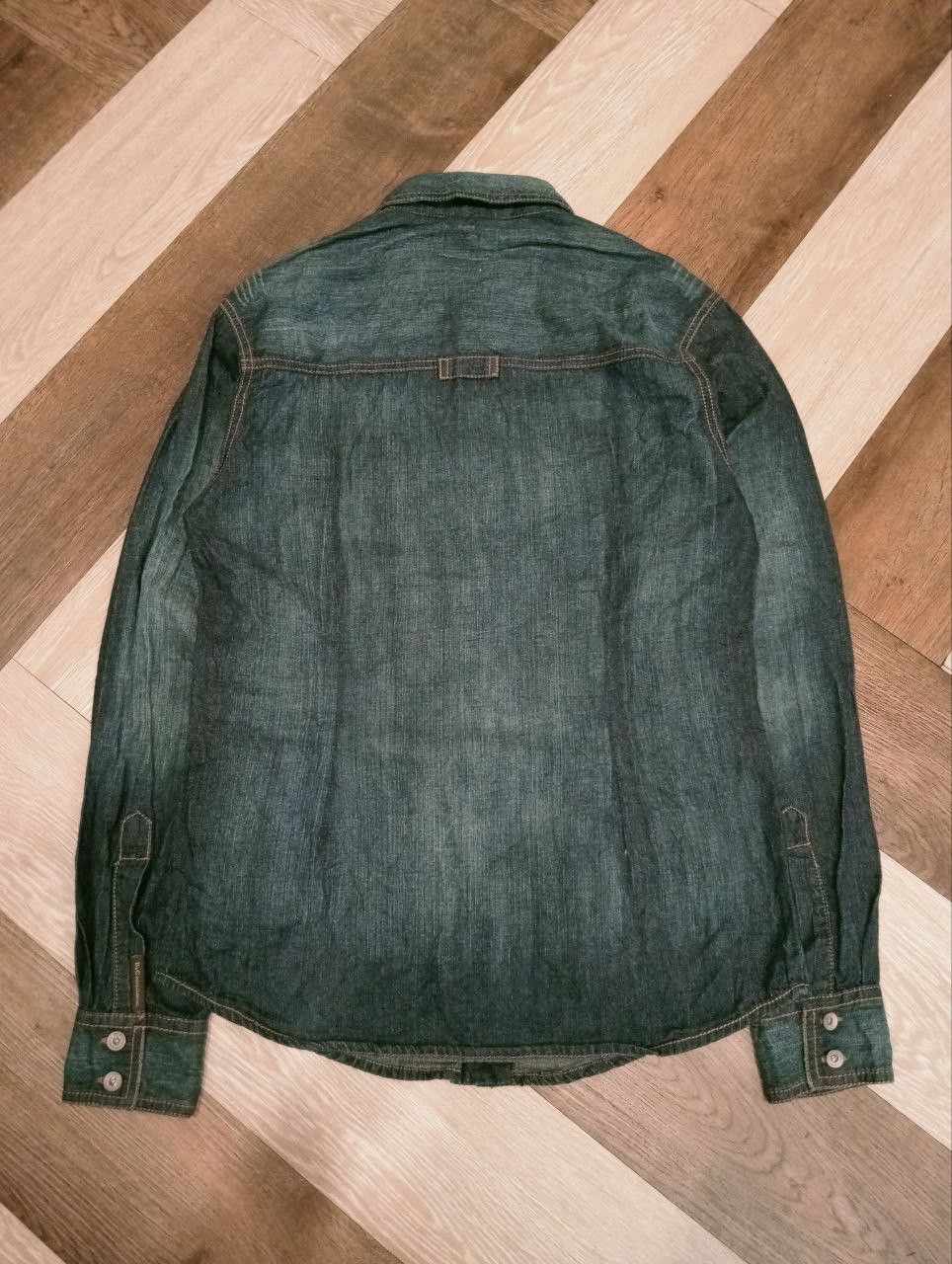 Dolce & Gabbana DOLCE & GABBANA BIG LOGO DENIM SHIRT Size US M / EU 48-50 / 2 - 9 Thumbnail
