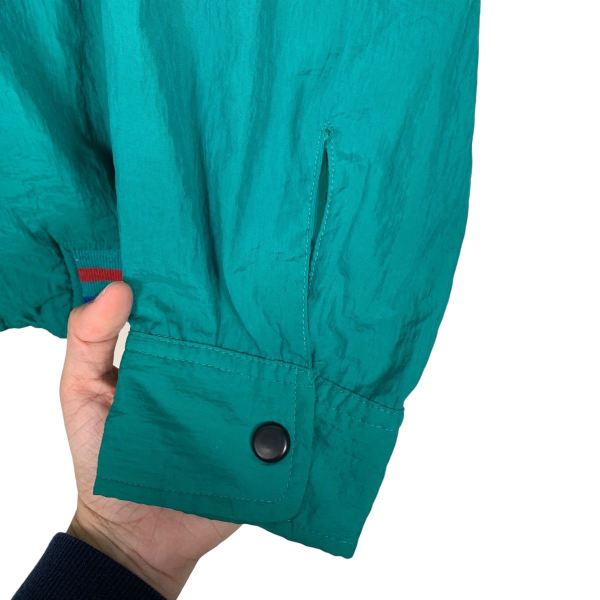 Japanese Brand NISSEKI DASHRACER 100 Green Collar Light Jacket #1661-C74 Size US L / EU 52-54 / 3 - 16 Thumbnail