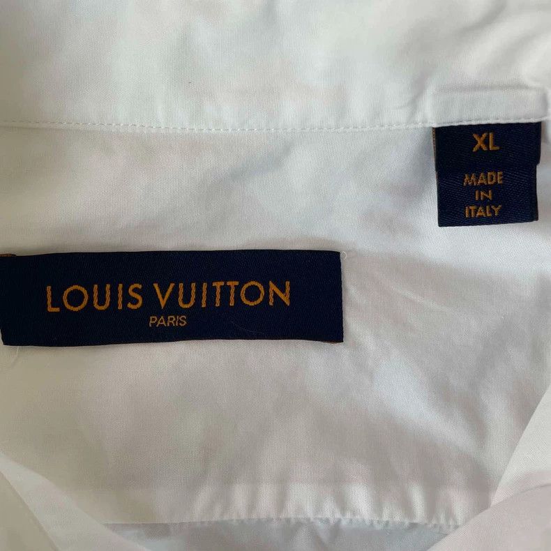 Louis Vuitton Louis Vuitton DNA White Instruction Shirt 2501-Nextarrow Size US XL / EU 56 / 4 - 3 Thumbnail