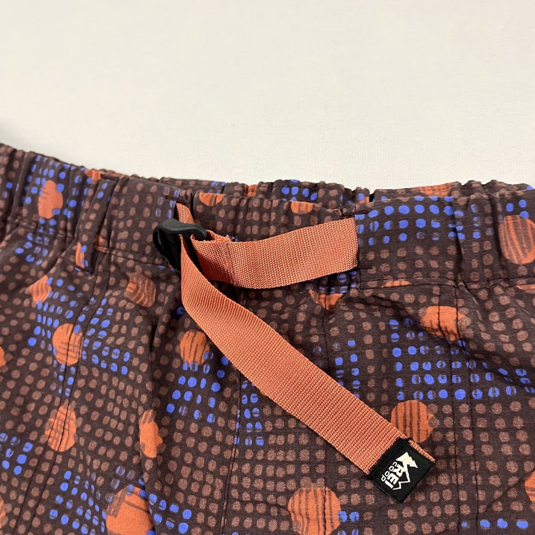 Vintage REI Trailmade Amphib Shorts Womens Large 3.5" Dots Away Belted Active Hiking Casual Outdoor Athletic Pockets Size 36" / US 14 / IT 50 - 4 Thumbnail