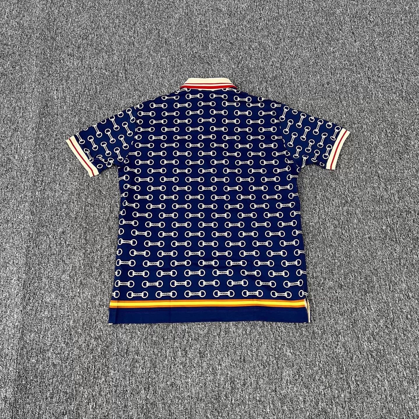 Gucci Gucci 25 All Over Print Knit Polo Short Sleeve L 99 New Size US L / EU 52-54 / 3 - 2 Thumbnail