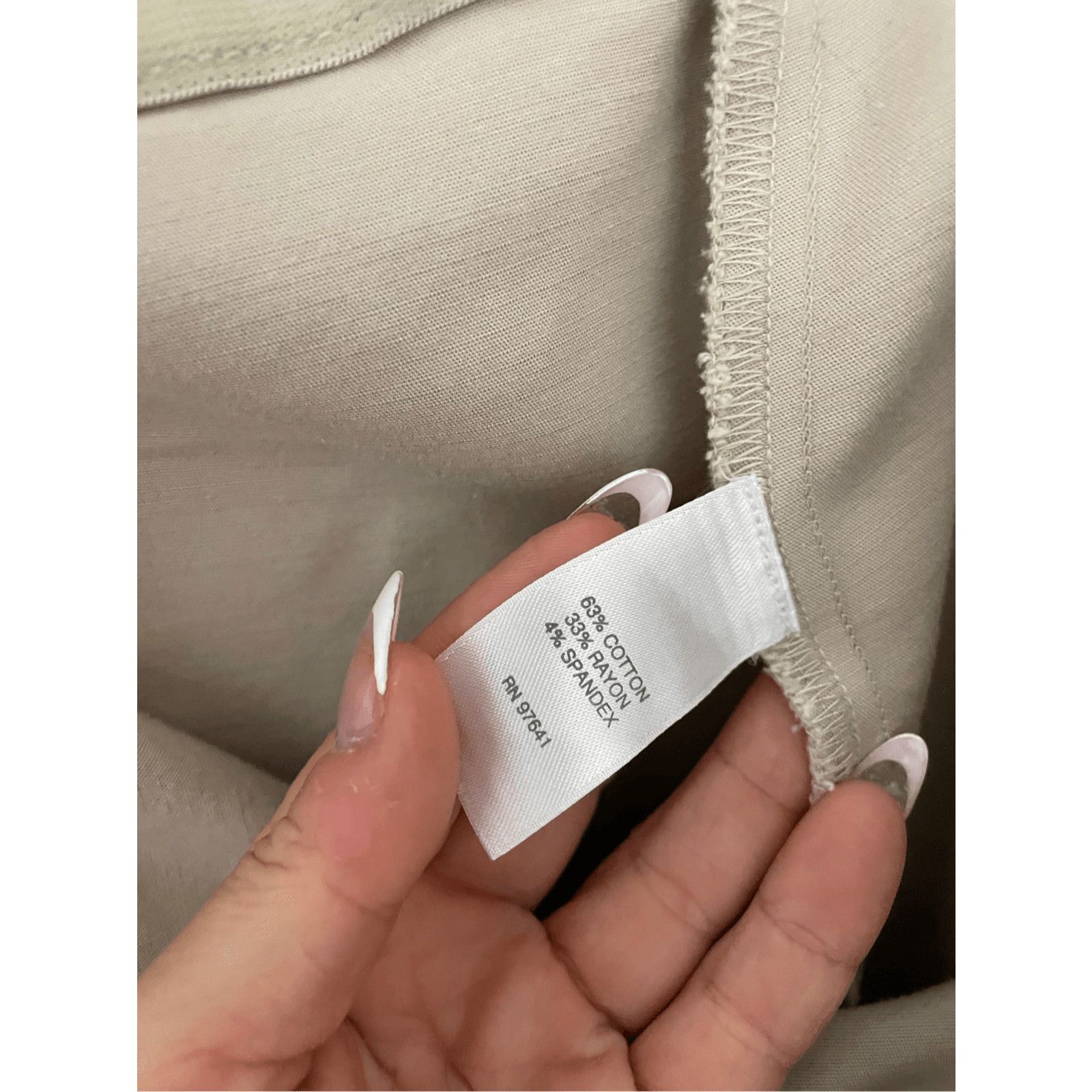 Other J.Jill Women's Oatmeal Career Stretchy Pencil Skirt SZ 16 Size 38" / US 16 / IT 52 - 5 Thumbnail