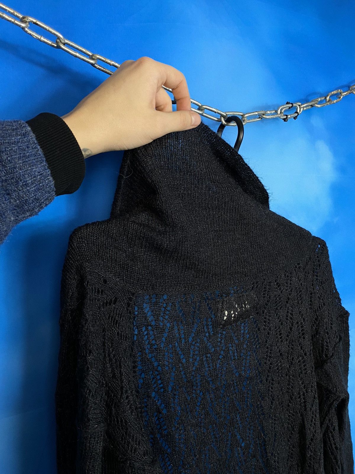 Allsaints × Vintage 💥 ALLSAINTS ASYMMETRICAL KNIT SWEATER Size XL / US 12-14 / IT 48-50 - 10 Thumbnail