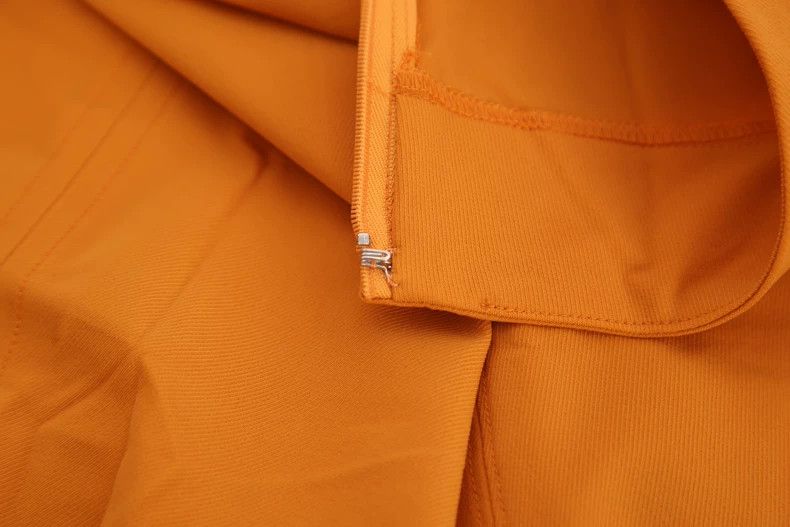 Issey Miyake Issey Miyake Orange skirt Size 42" / US 20 - 5 Thumbnail