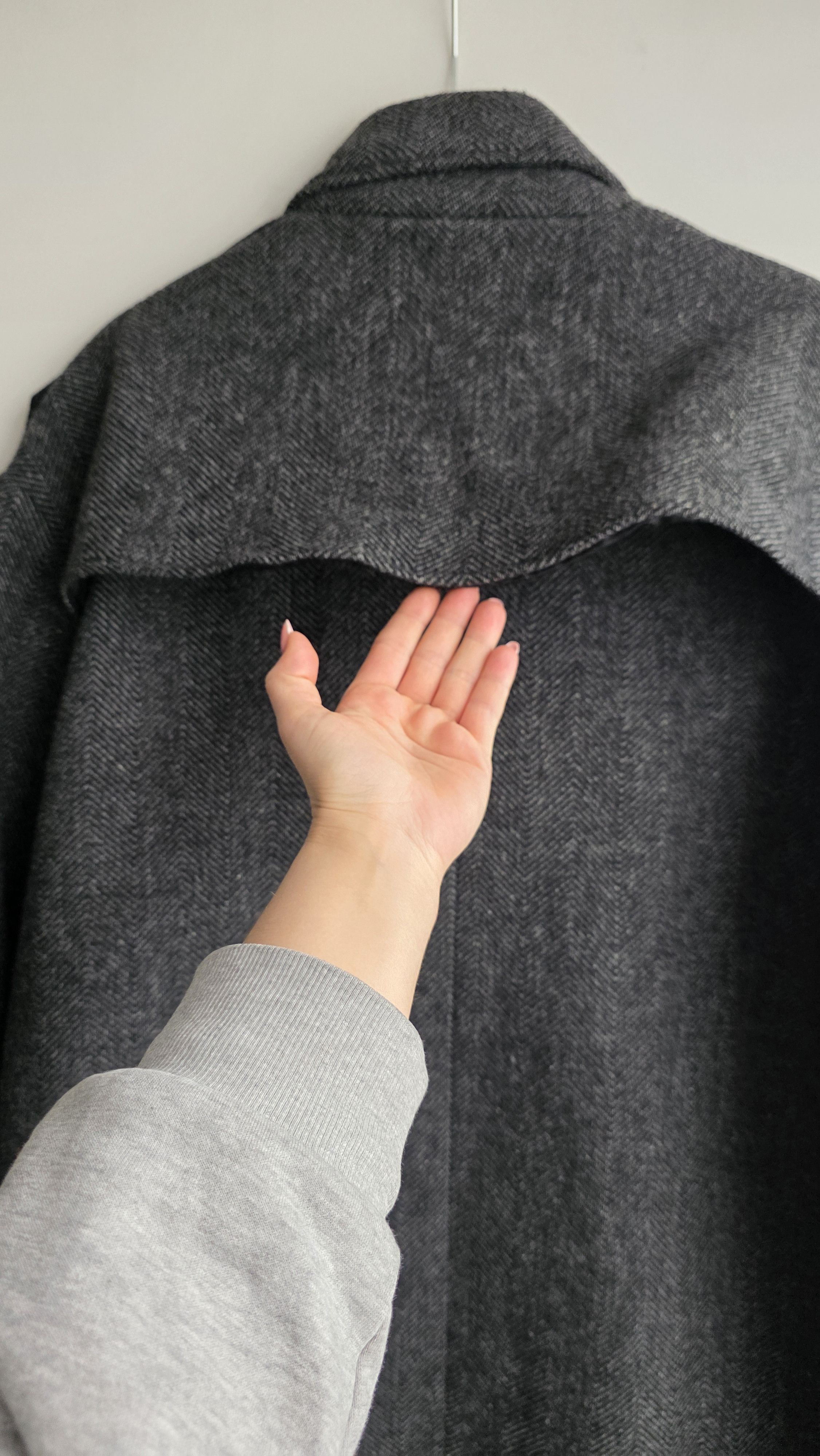 Other Lovechild 1979 – Long herringbone wool coat • classic Size XXL / US 16-18 / IT 52-54 - 7 Thumbnail
