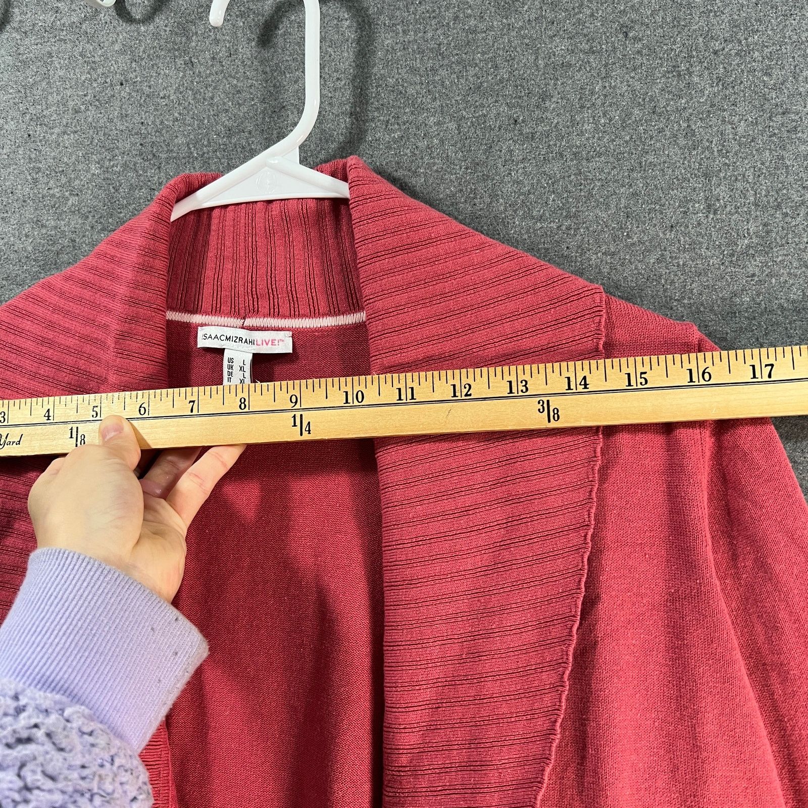 Isaac Mizrahi Isaac Mizrahi Live Shawl Collar Sweater Cardigan French Size L / US 10 / IT 46 - 6 Thumbnail