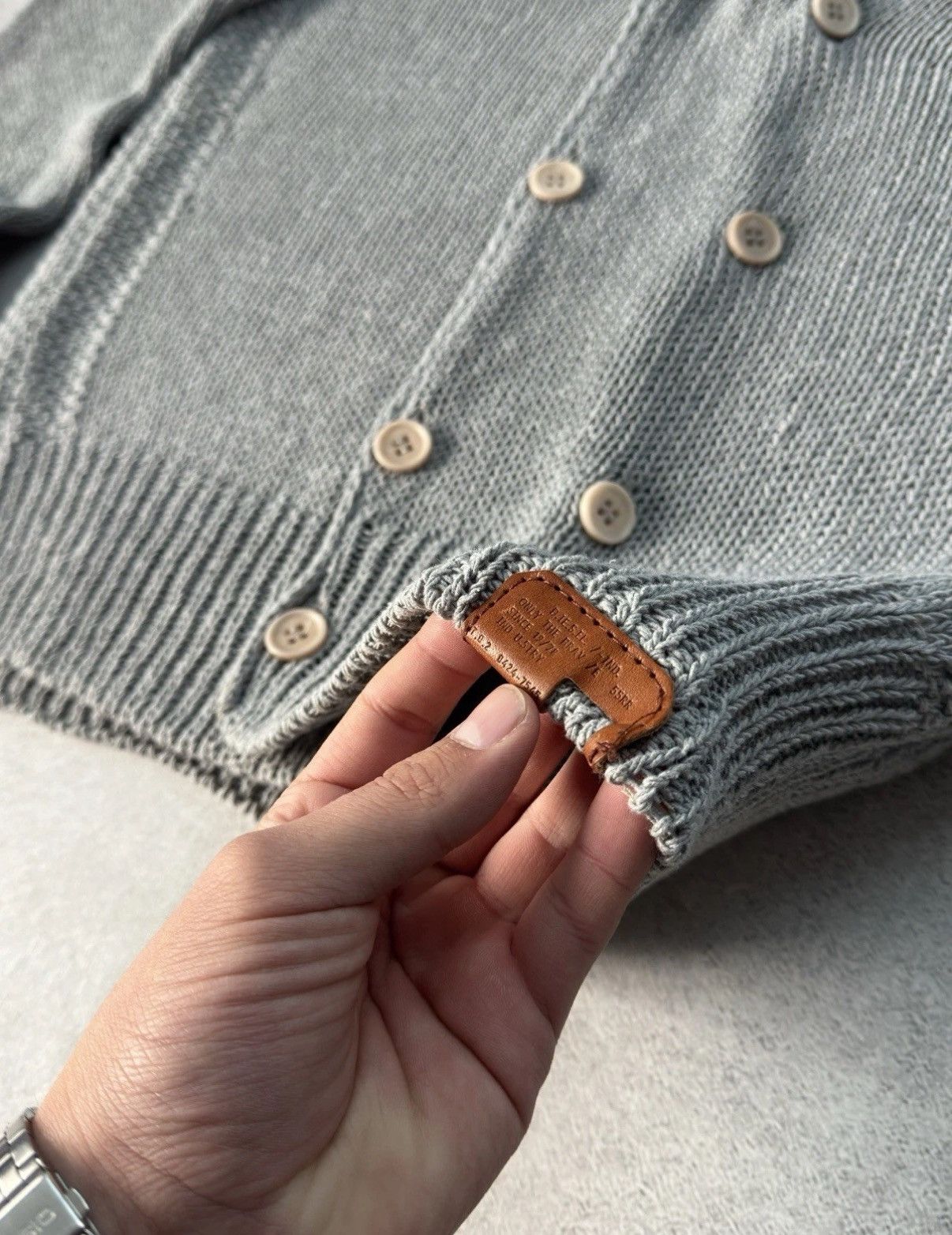 Diesel Vintage Diesel Tricot & Co. Knitted Cardigan Button Sweater Size US M / EU 48-50 / 2 - 5 Thumbnail