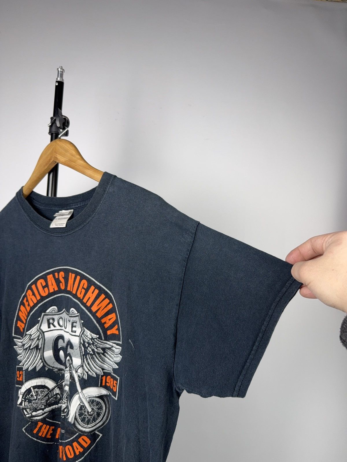 Route 66 00s Route 66 Motorcycle MOTO Graphic T-Shirt Vintage Style L Size US L / EU 52-54 / 3 - 5 Thumbnail