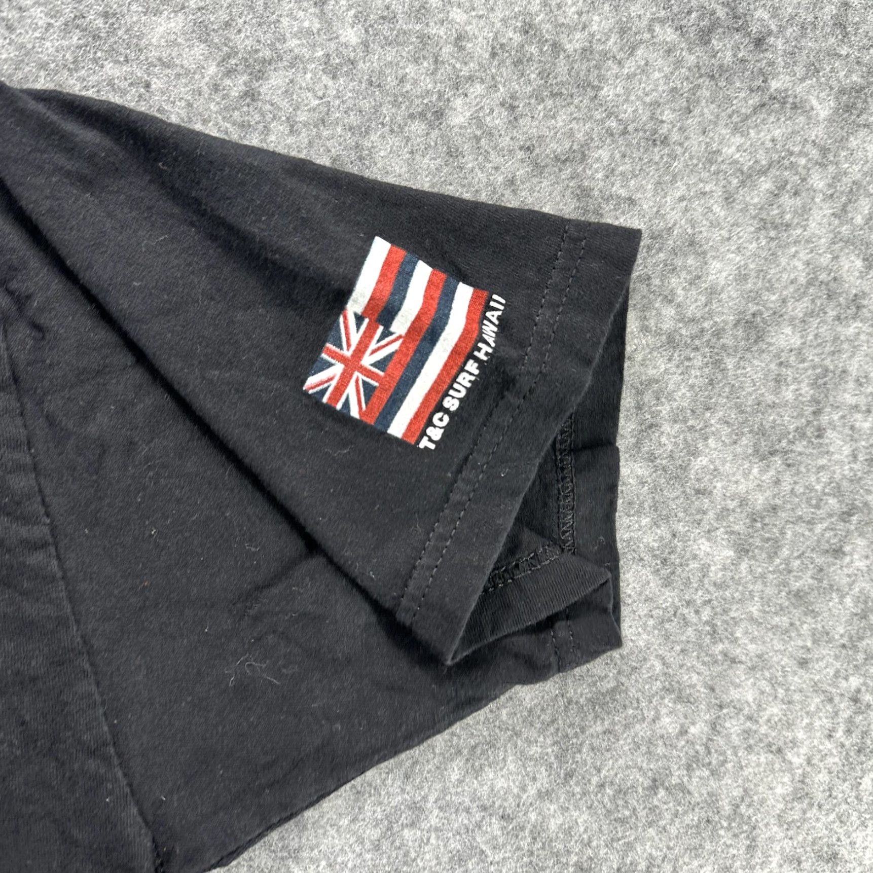 Vintage T&C Surf Designs Graphic Tee Mens Medium Black Hawaiian Time Shirt Size US M / EU 48-50 / 2 - 6 Thumbnail