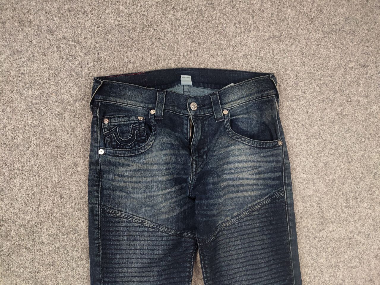True Religion True Religion moto jeans Faded denim Logo Vintage LGB Y2K Size US 32 / EU 48 - 6 Thumbnail