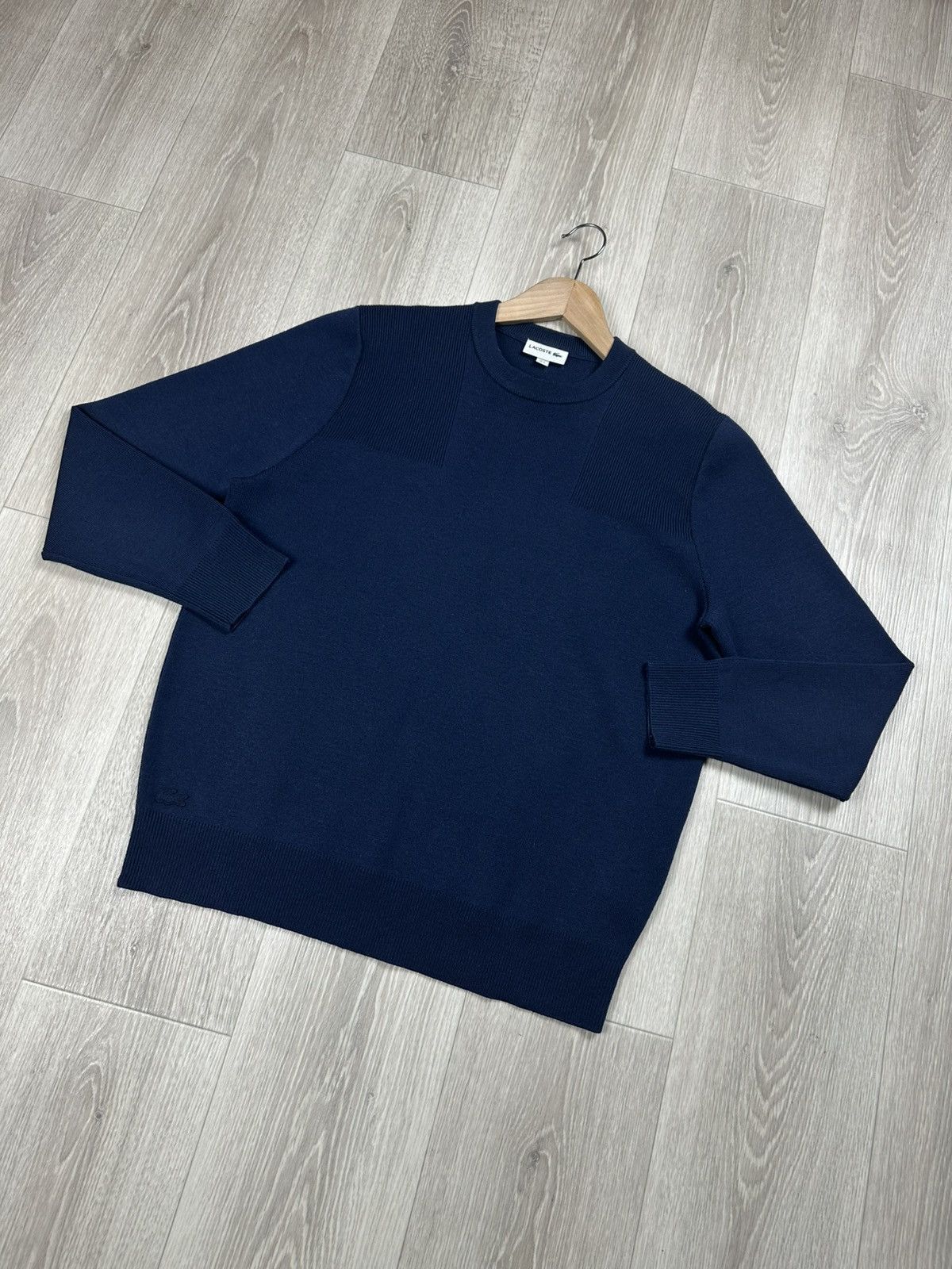 Lacoste Lacoste Wool Sweater Blue Size XL Size US XL / EU 56 / 4 - 4 Thumbnail