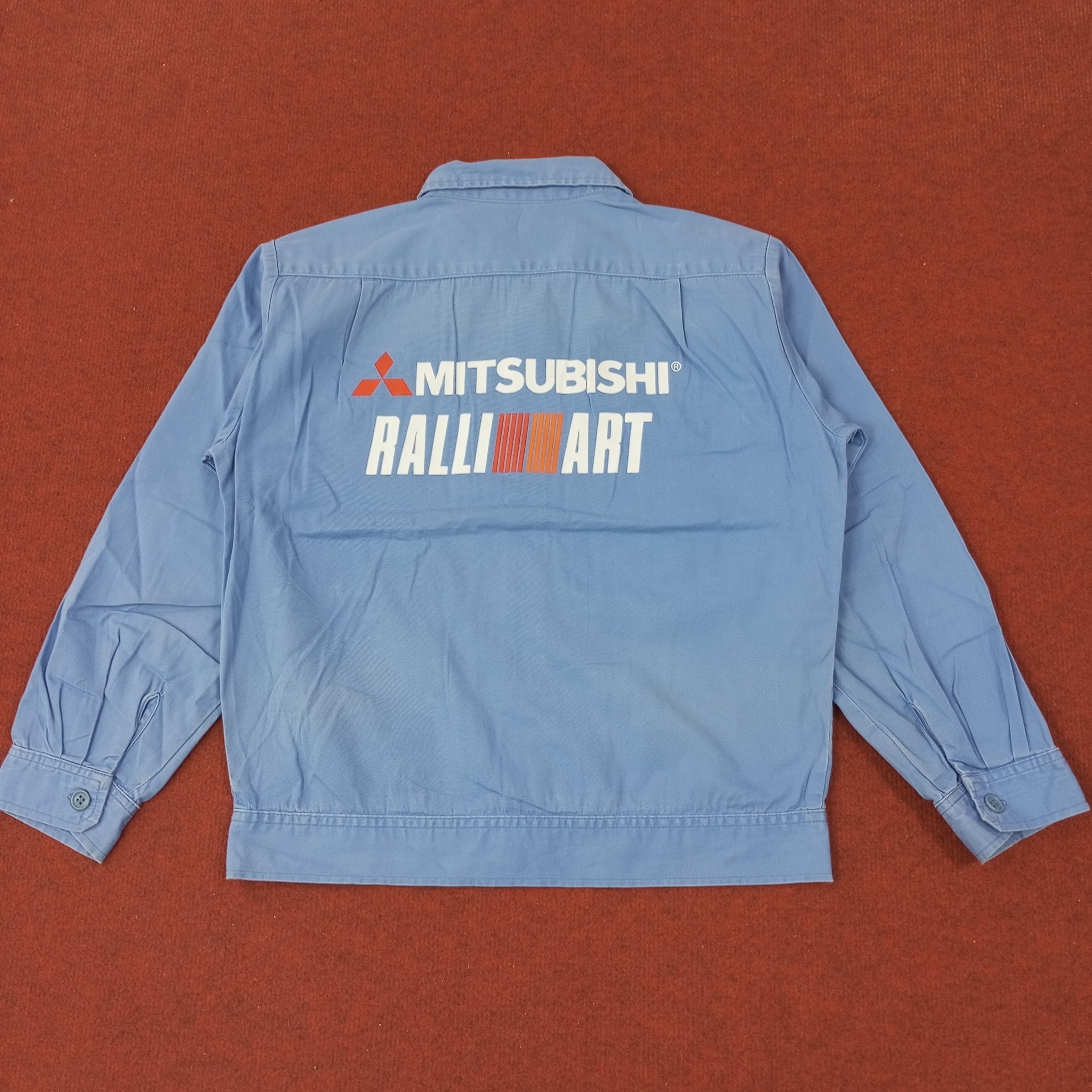 Japanese Brand × Vintage Mitsubihsi Ralli Art Motorsports Custom Jacket c222n18 Size US S / EU 44-46 / 1 - 1 Thumbnail