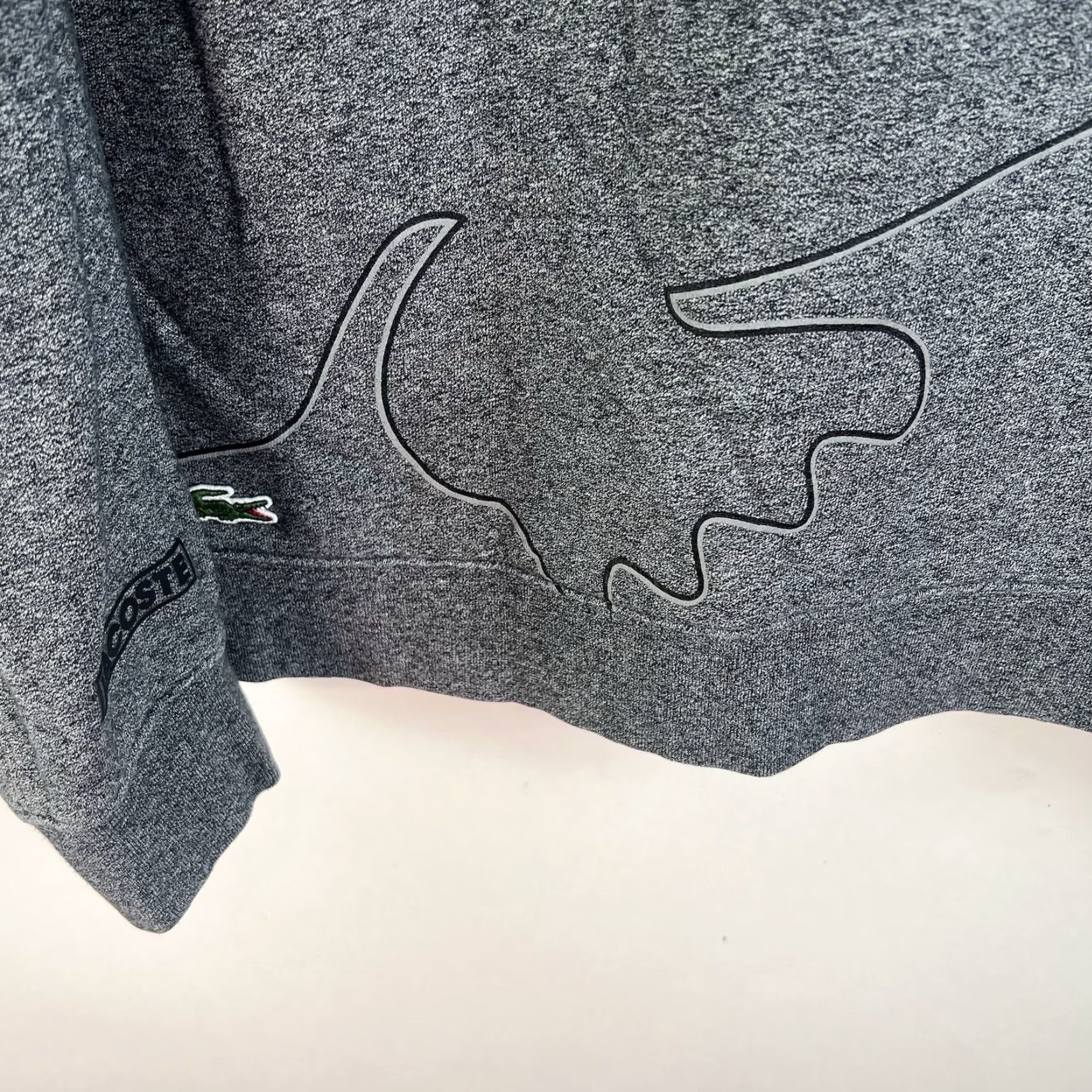 Lacoste VINTAGE Lacoste Sport Sweatshirt Mens Size M Crew Neck Graphic Print Fleece Heather Gray Sports Style Size US M / EU 48-50 / 2 - 3 Thumbnail