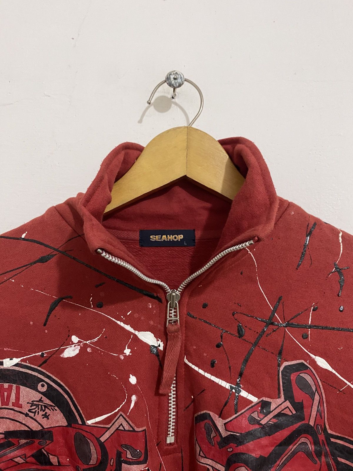 If Six Was Nine × Japanese Brand × Le Grande Bleu (L.G.B.) 💸BINDINGOFFER💸seahop poem sweatshirt ifsixwasnine lgb styled Size US L / EU 52-54 / 3 - 4 Thumbnail