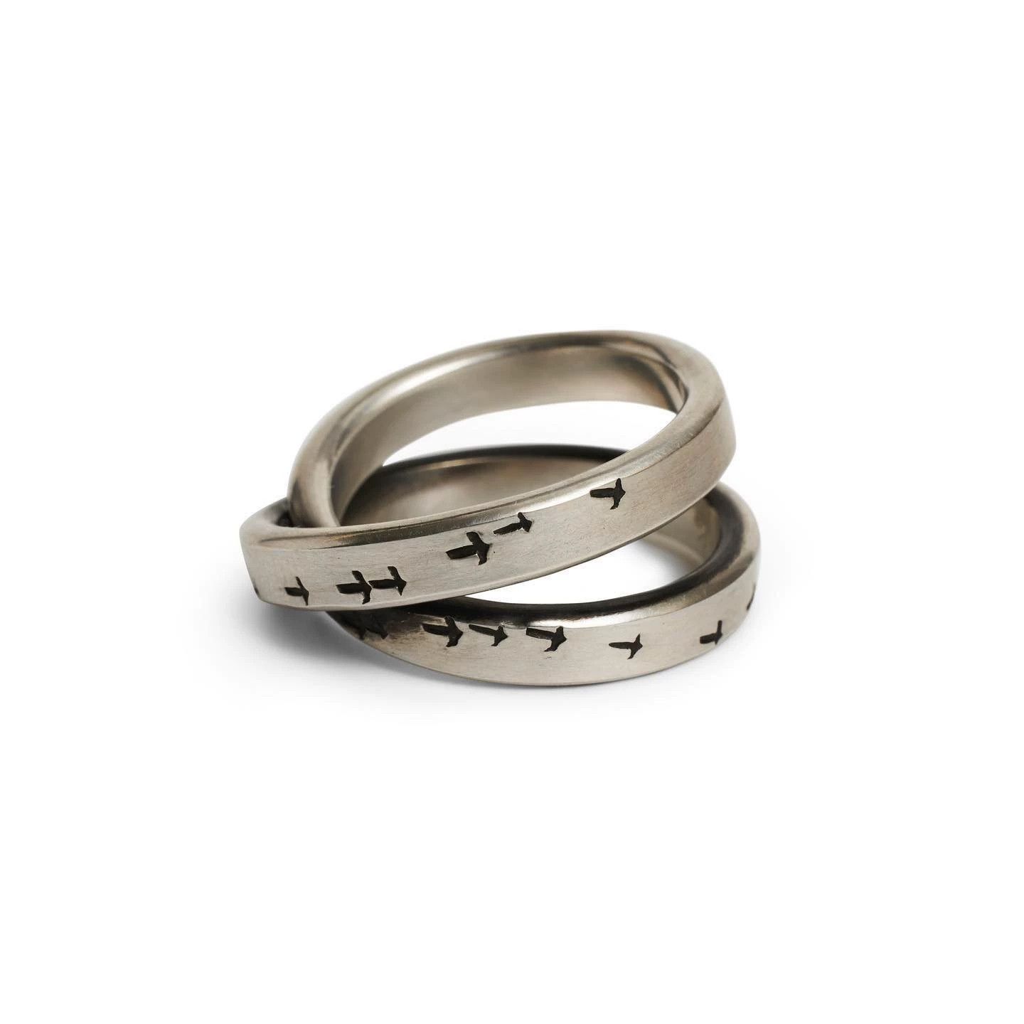 Werkstatt Munchen Werkstatt Munchen M1729 Bird Cross Ring XS/S/M Brand New Size ONE SIZE - 2 Thumbnail