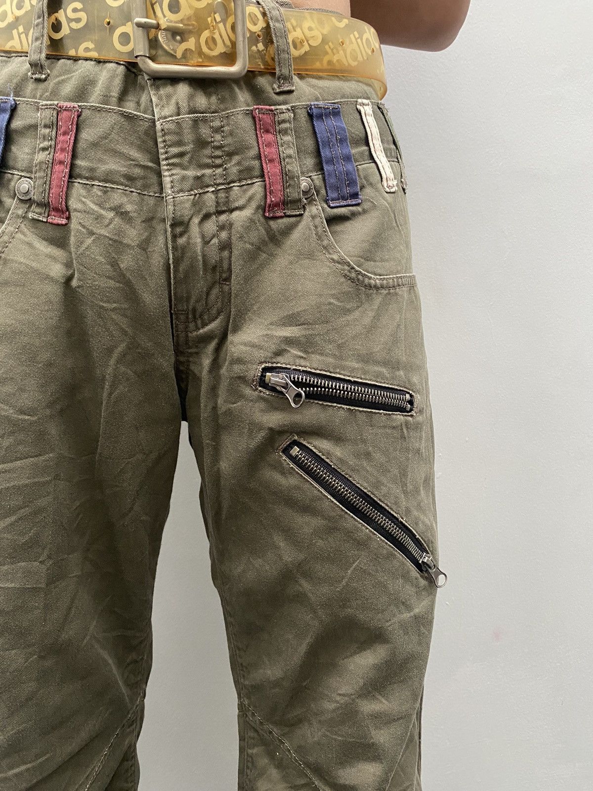 If Six Was Nine × Japanese Brand × Seditionaries Double Waist Double Focus Goth Army Pants Size US 31 - 4 Thumbnail