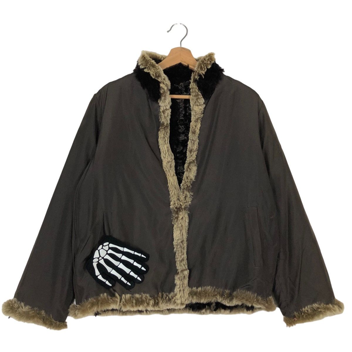 Japanese Brand 🔥Rare Japanese Traditional Jacket Mink Fur Lining Winter Size US M / EU 48-50 / 2 - 1 Thumbnail