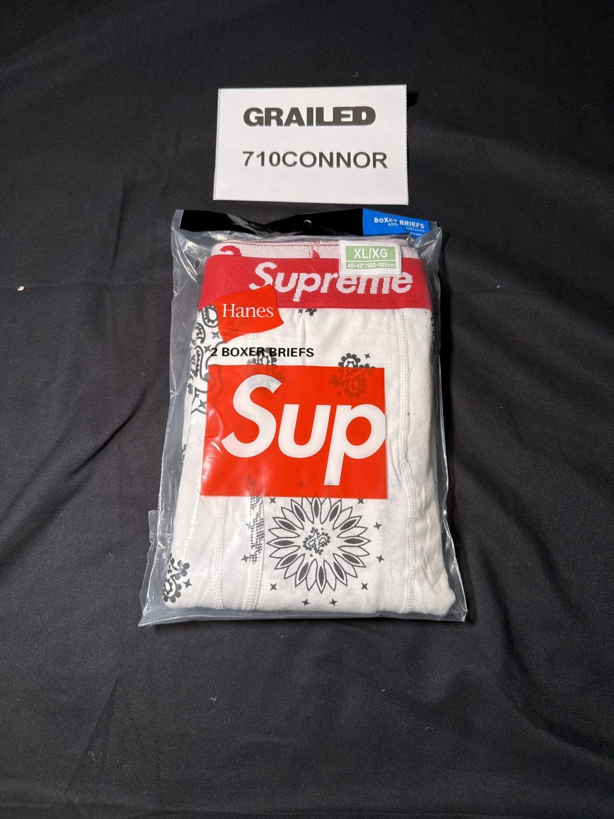 Supreme Supreme Hanes Bandana Boxer Briefs XL | Grailed