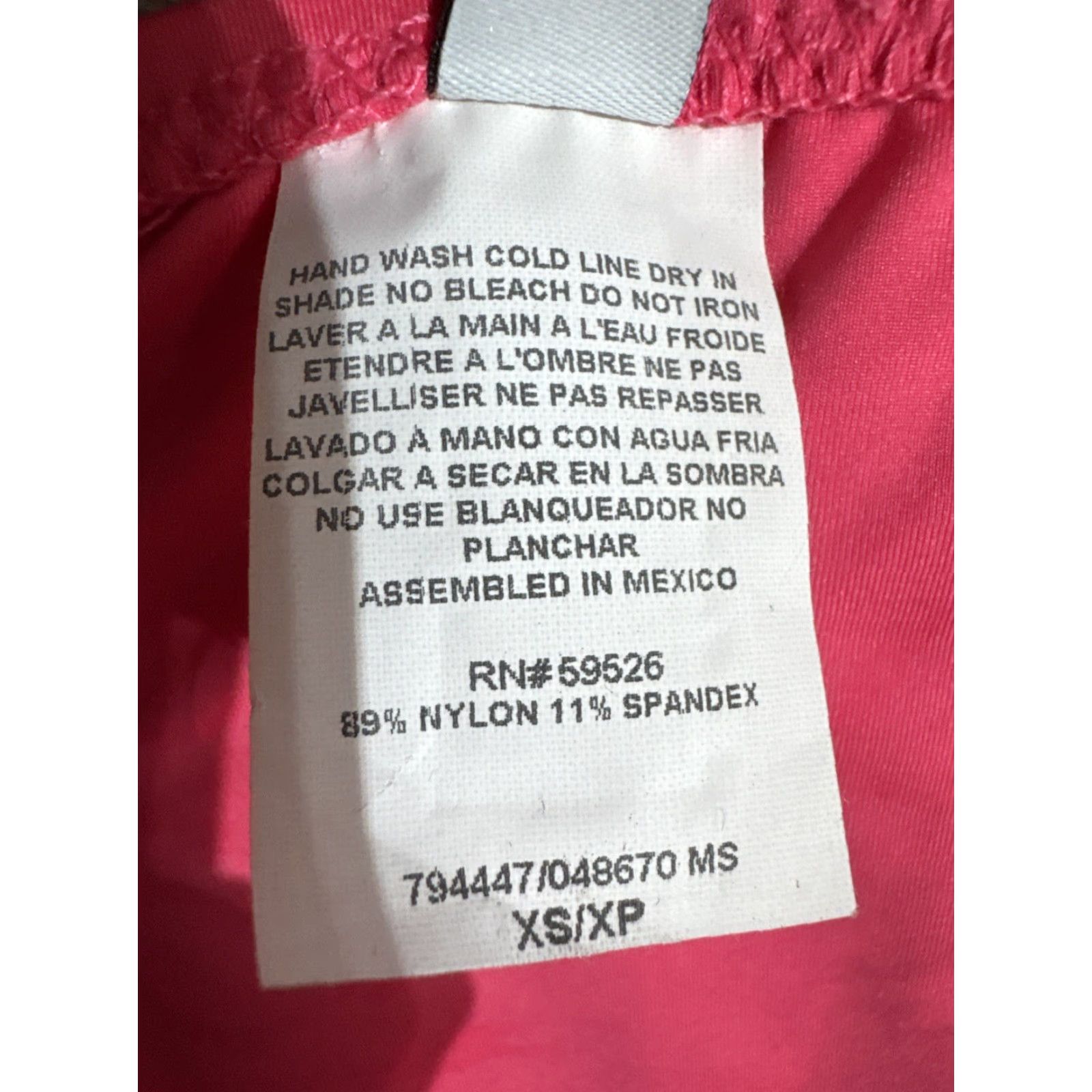 Vintage BECCA Bikini Bottom Womens XS Coquette Chic Beachy Swimwear Y2K Style Hot Pink Size 26" / US 2 / IT 38 - 8 Thumbnail
