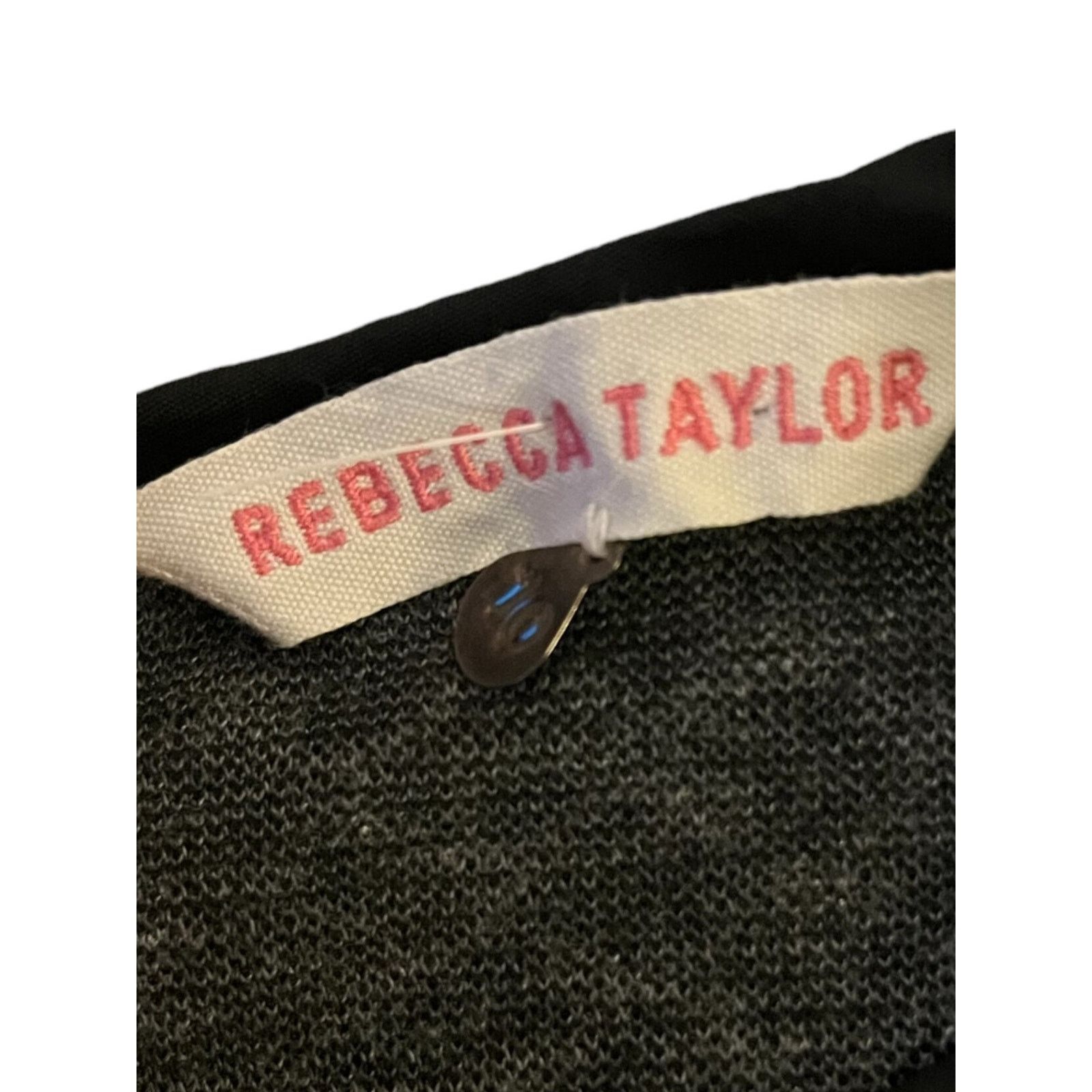 Rebecca Taylor Rebecca Taylor Size 10 Peplum Knit Top with Faux Leather Size L / US 10 / IT 46 - 8 Thumbnail