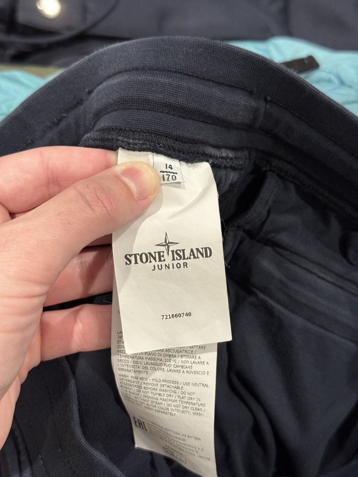 Stone Island Stone Island Junior Kids Navy Sweat Shorts Size 14 Size US 28 / EU 44 - 8 Thumbnail