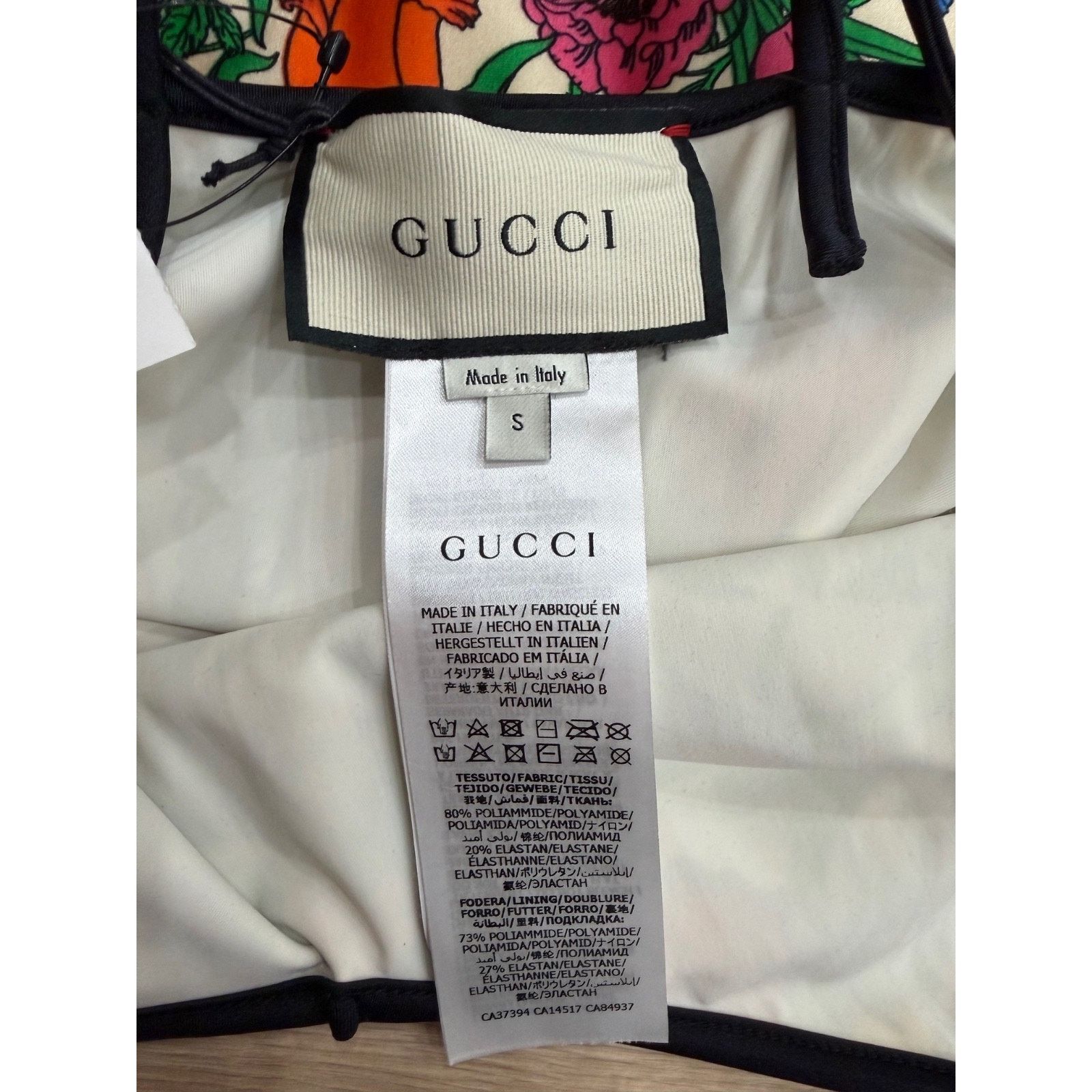 Gucci Gucci Floral Print Logo Criss Cross One Piece Swimsuit S Size S / US 4 / IT 40 - 12 Thumbnail