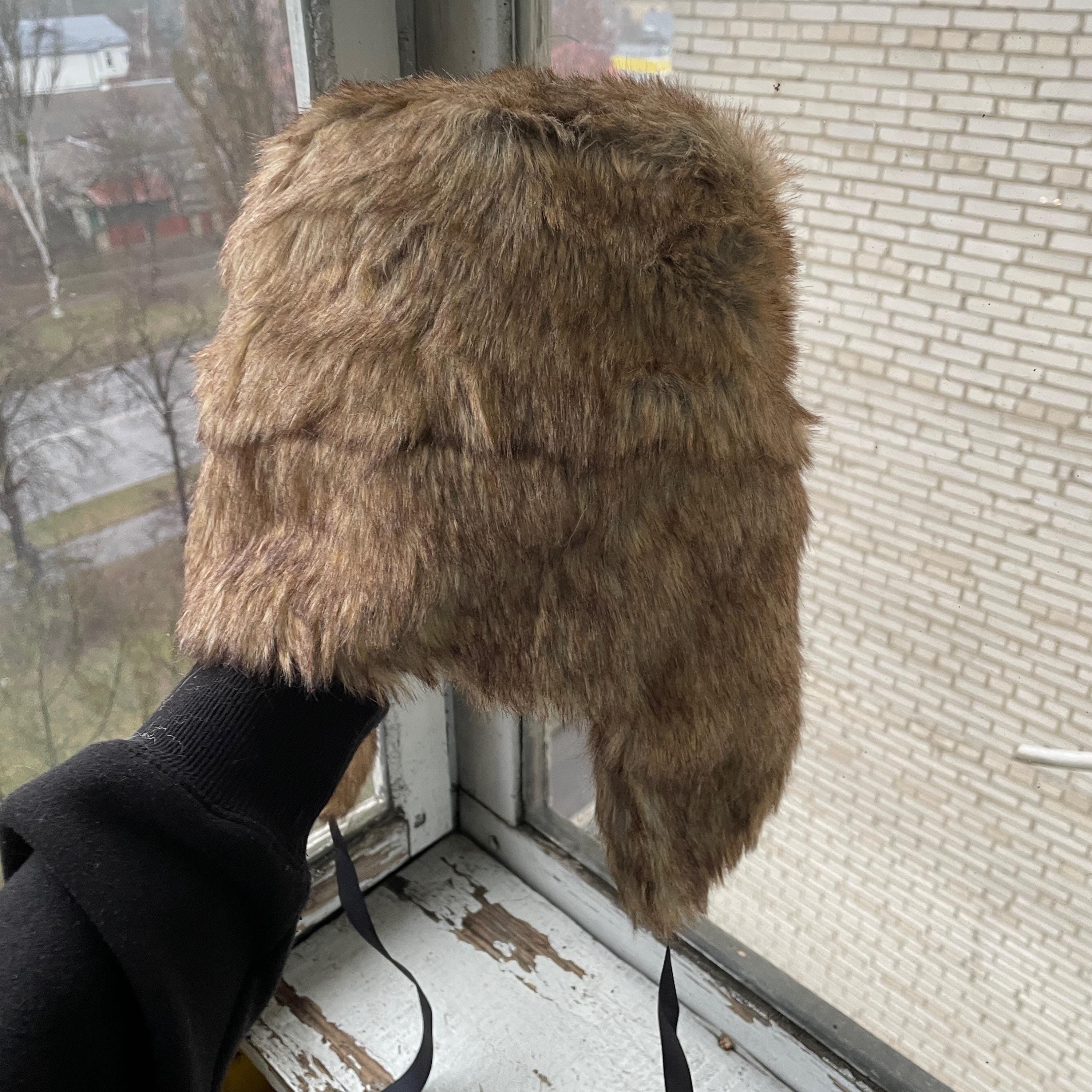 Other Alt Ushanka Fuzzy Trapper Fur Winter Hat Size ONE SIZE - 2 Thumbnail