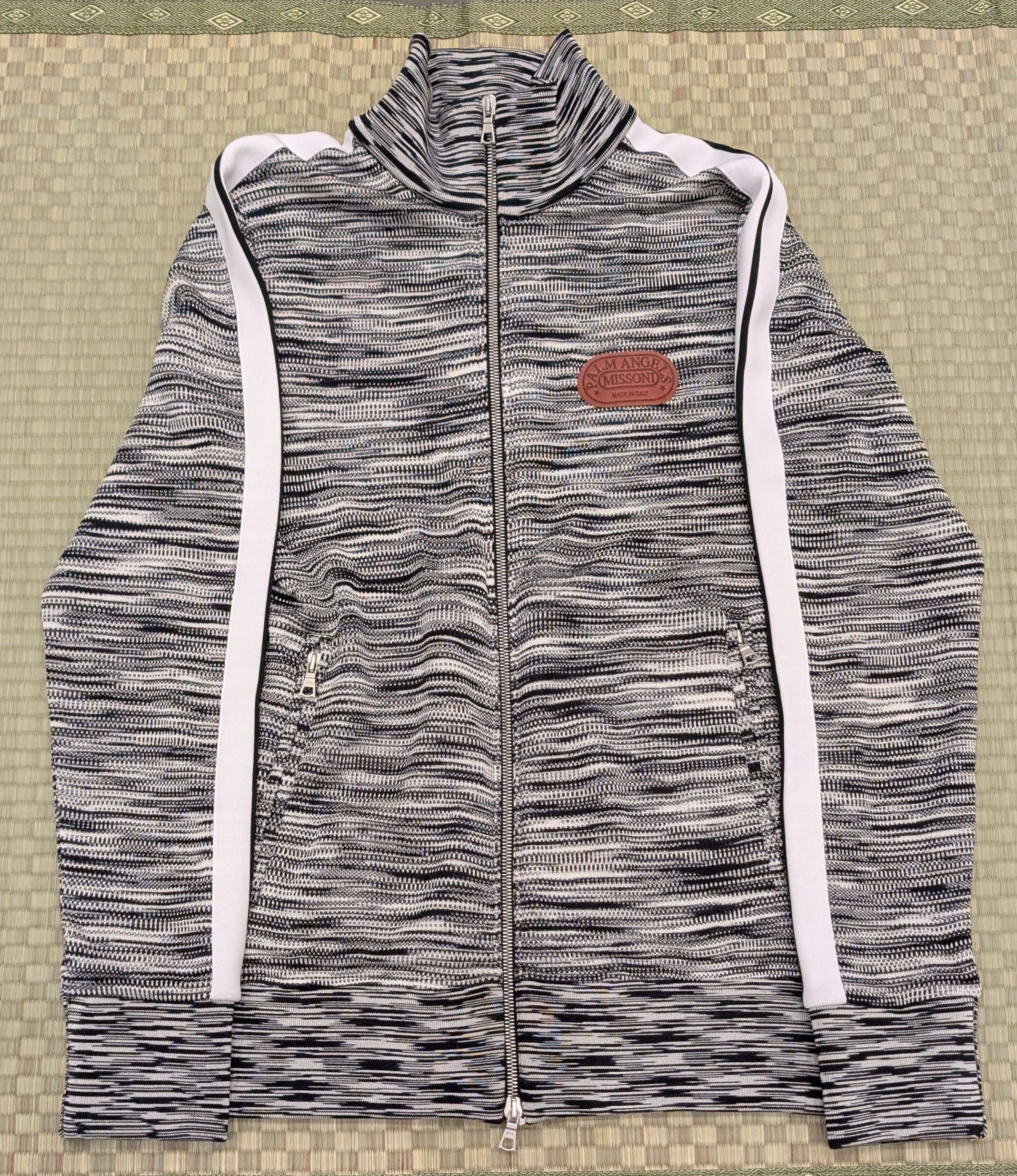 Missoni × Palm Angels Palm Angels x Missoni Knit Track Jacket Made in Italy Size US L / EU 52-54 / 3 - 1 Thumbnail