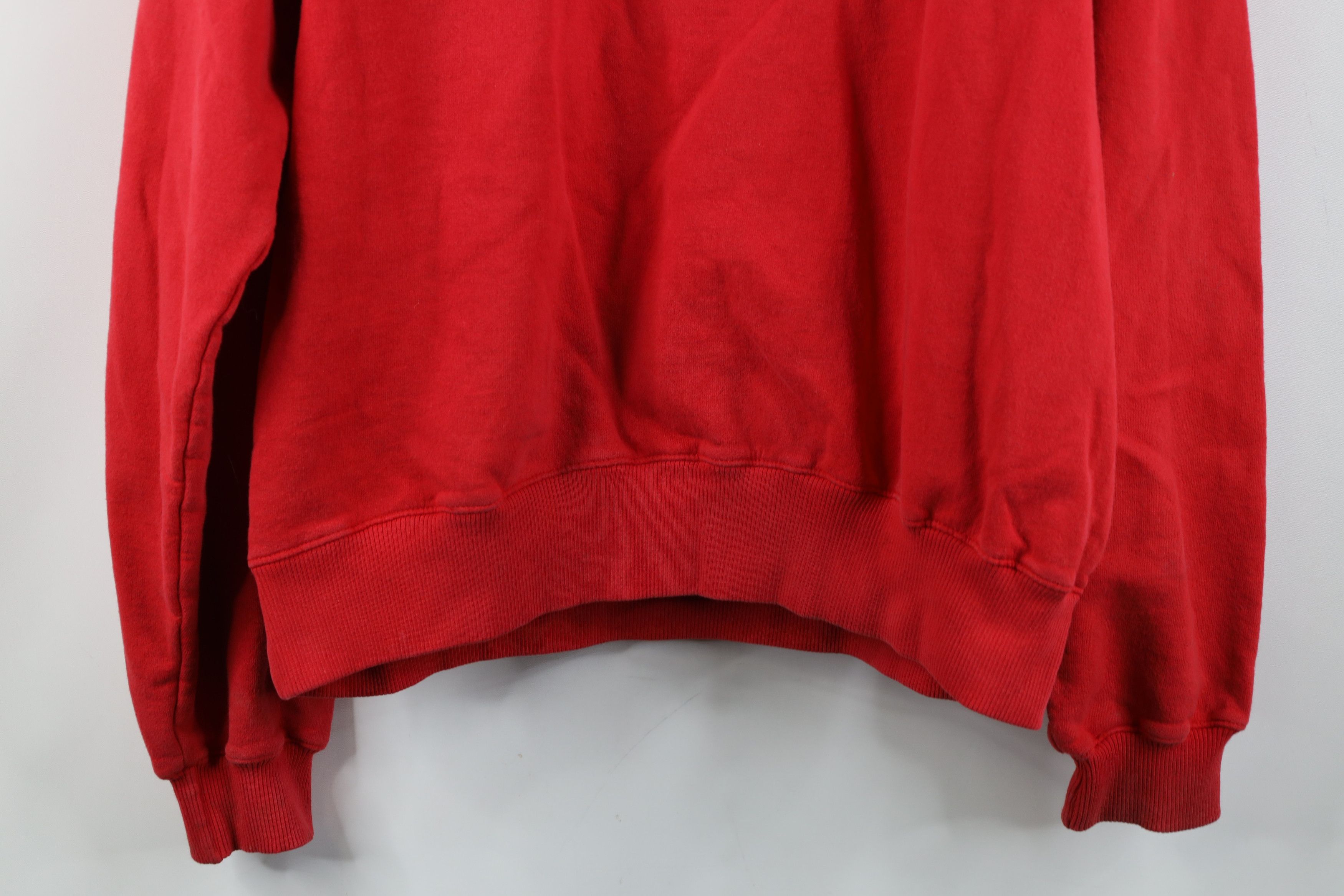 Champion Vintage 90s Y2K Champion Distressed Crewneck Sweatshirt Red Size US M / EU 48-50 / 2 - 15 Thumbnail